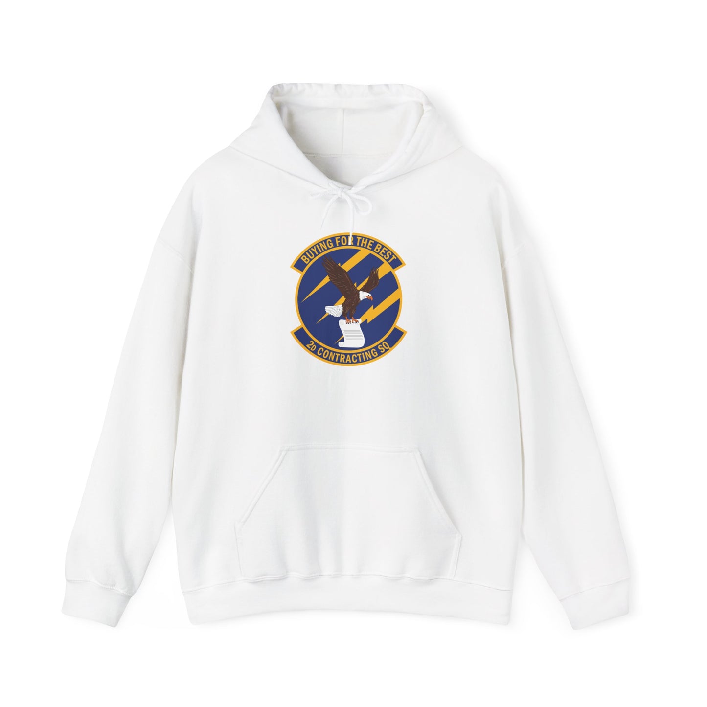 Unisex Heavy Blend Hooded Sweatshirt - USAF - 2d Contracting Squadron wo txt