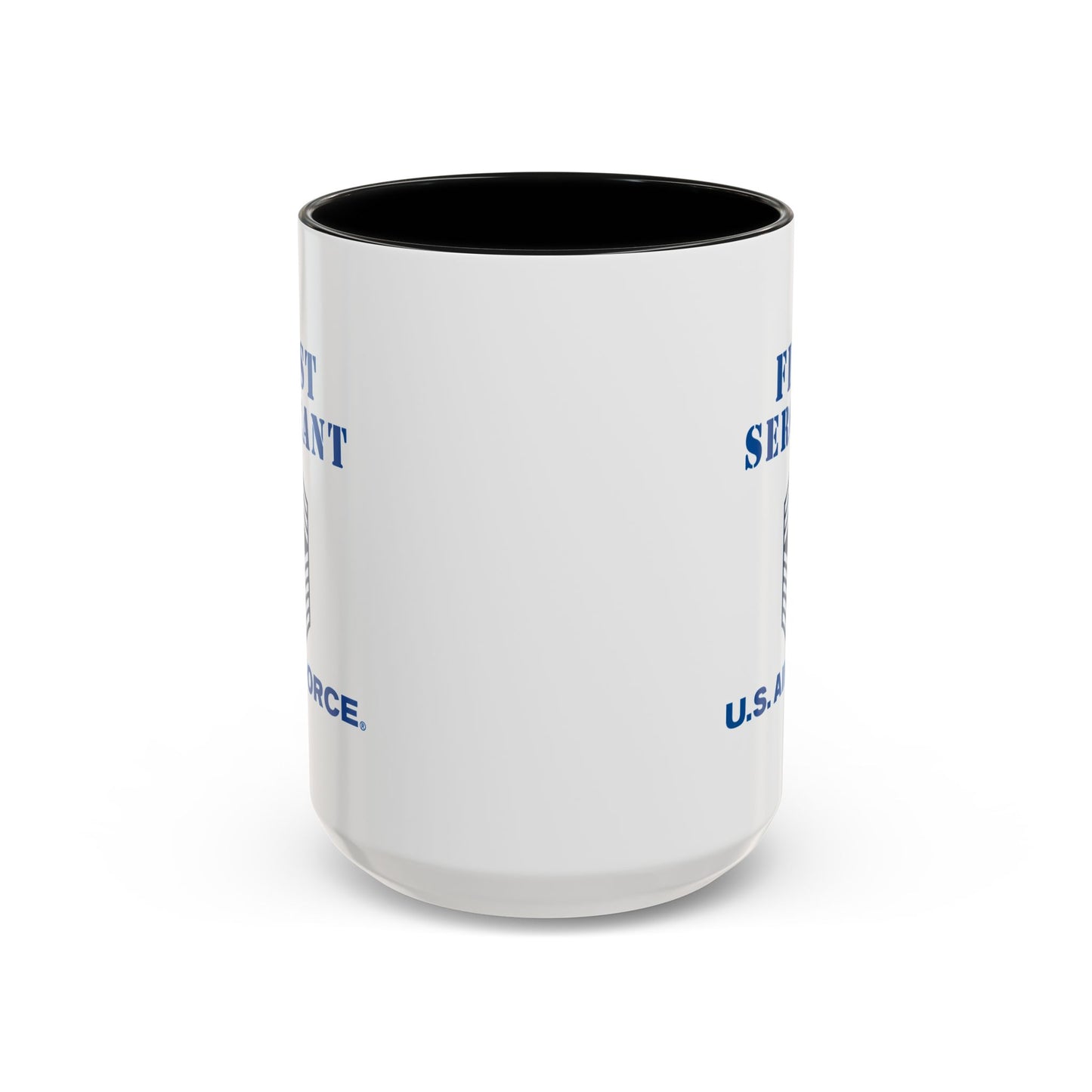 Accent Coffee Mug (11oz & 15oz) - USAF - First Sergeant (E9b) - 2020 - US Air Force w Text X 300