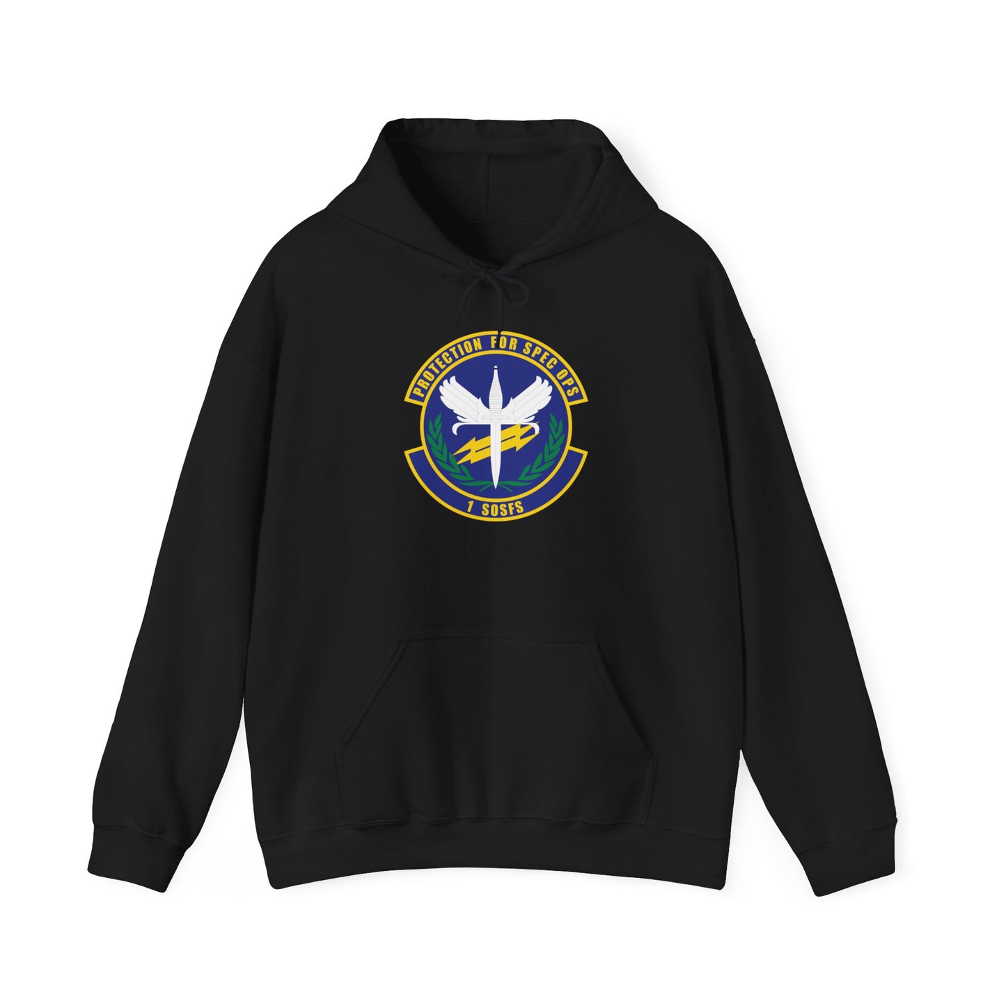 Unisex Heavy Blend Hooded Sweatshirt - USAF - 1st Special Operations Security Forces Squadron wo txt