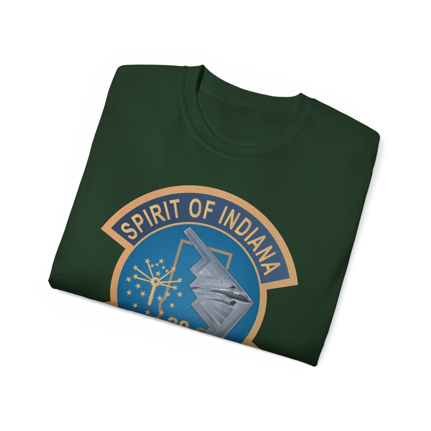 Unisex Ultra Cotton Tee - USAF - B2 - Spirit of Indiana - Stealth Bomber wo txt X 300