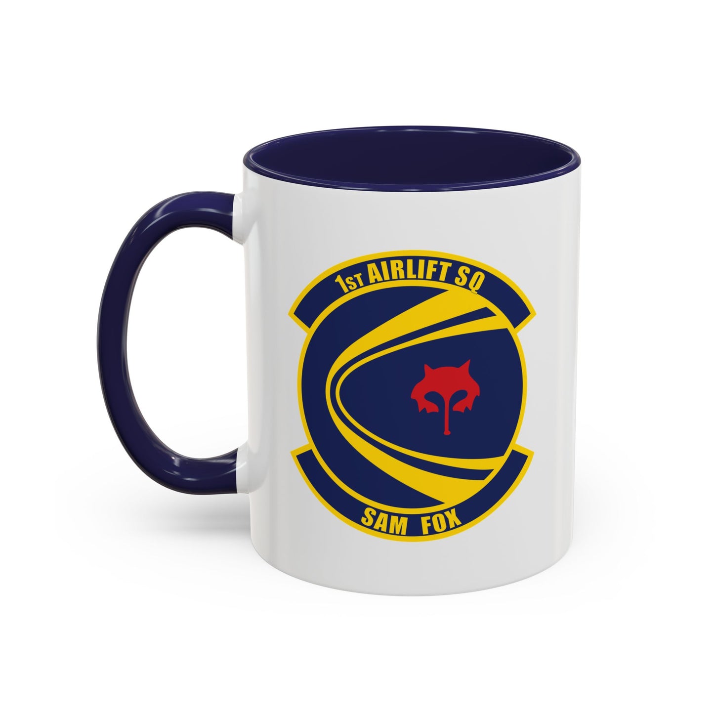 Accent Coffee Mug (11oz & 15oz) - USAF - 1st Airlift Squadron wo txt X 300