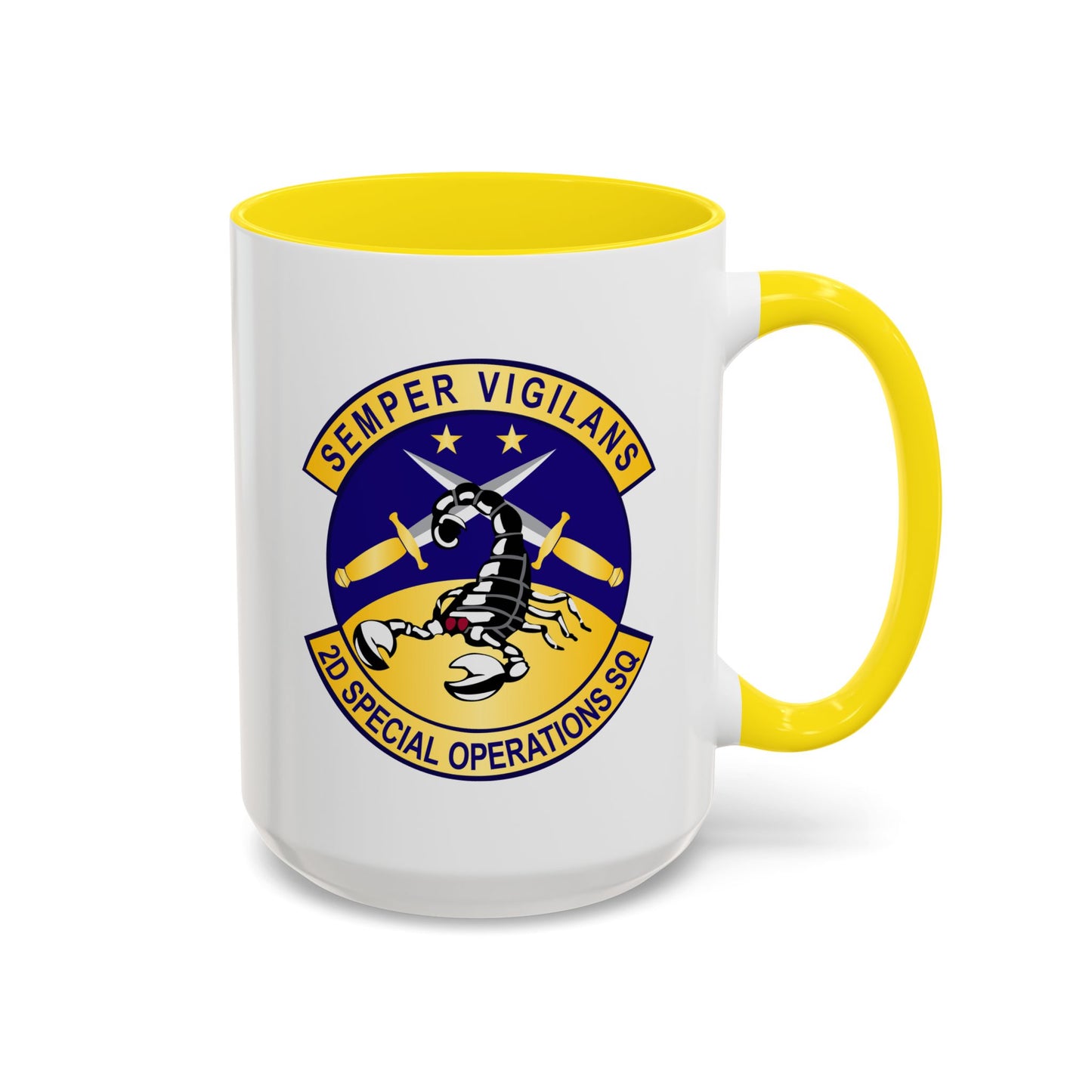 Accent Coffee Mug (11oz & 15oz) - USAFSOF - 2nd Special Operations Squadron wo Txt