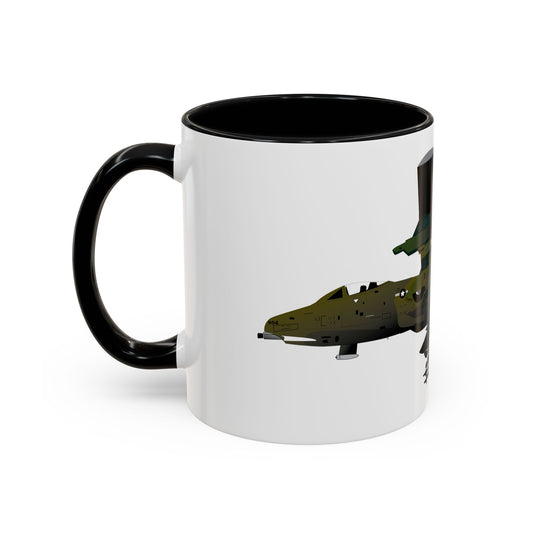 Accent Coffee Mug (11oz & 15oz) - Aircraft - A-10 Wart Hog X 300