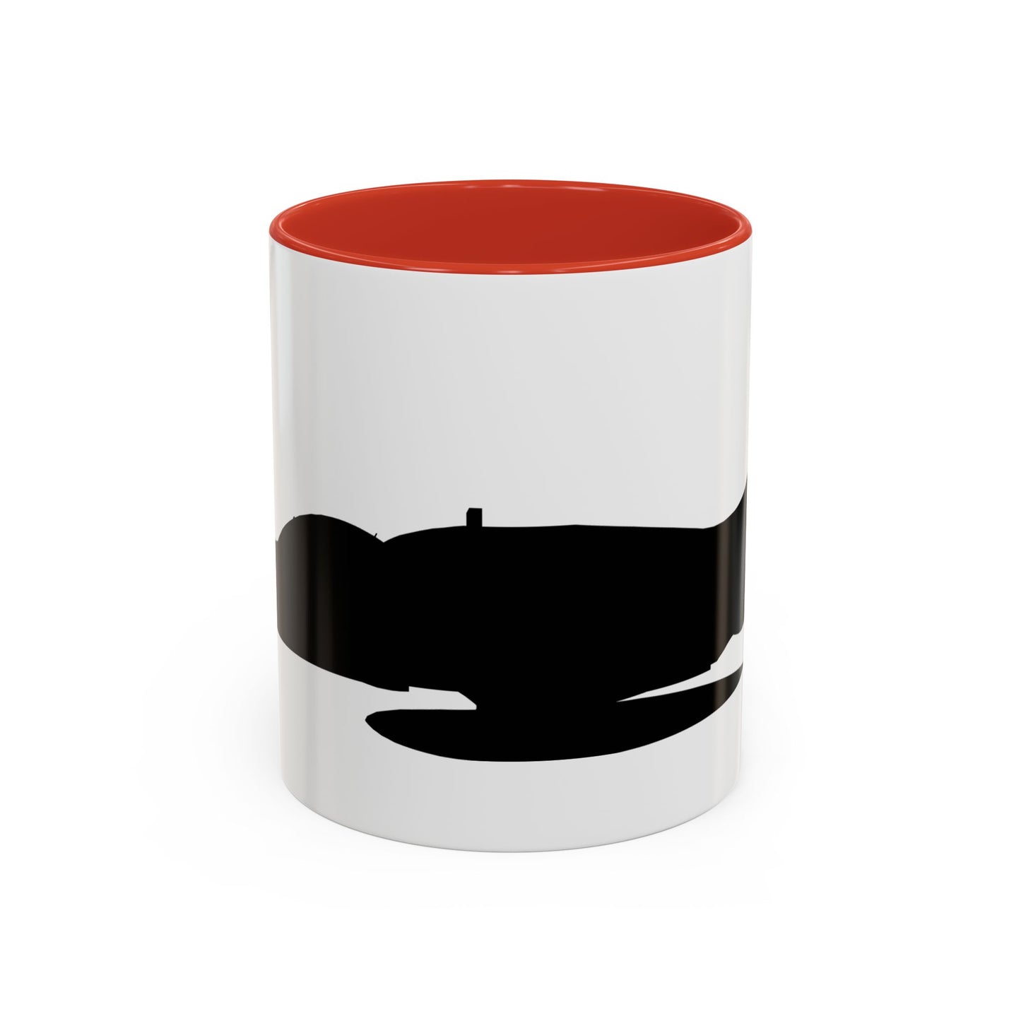 Accent Coffee Mug (11oz & 15oz) - Aircraft - A-4 SkyHawk - Silhouette X 300