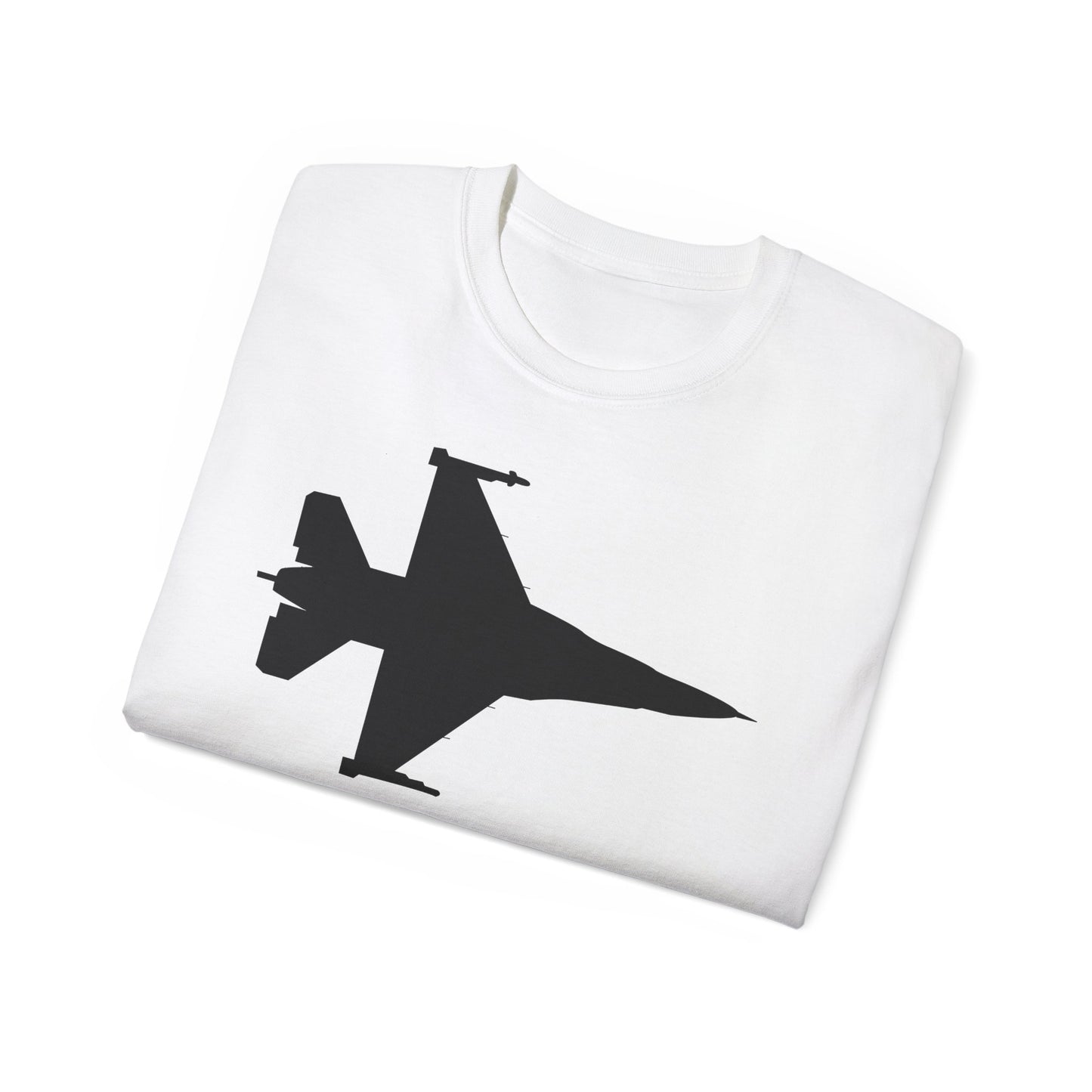 Unisex Ultra Cotton Tee - Aircraft - F-16 -Top - Silhouette - wo Txt X 300