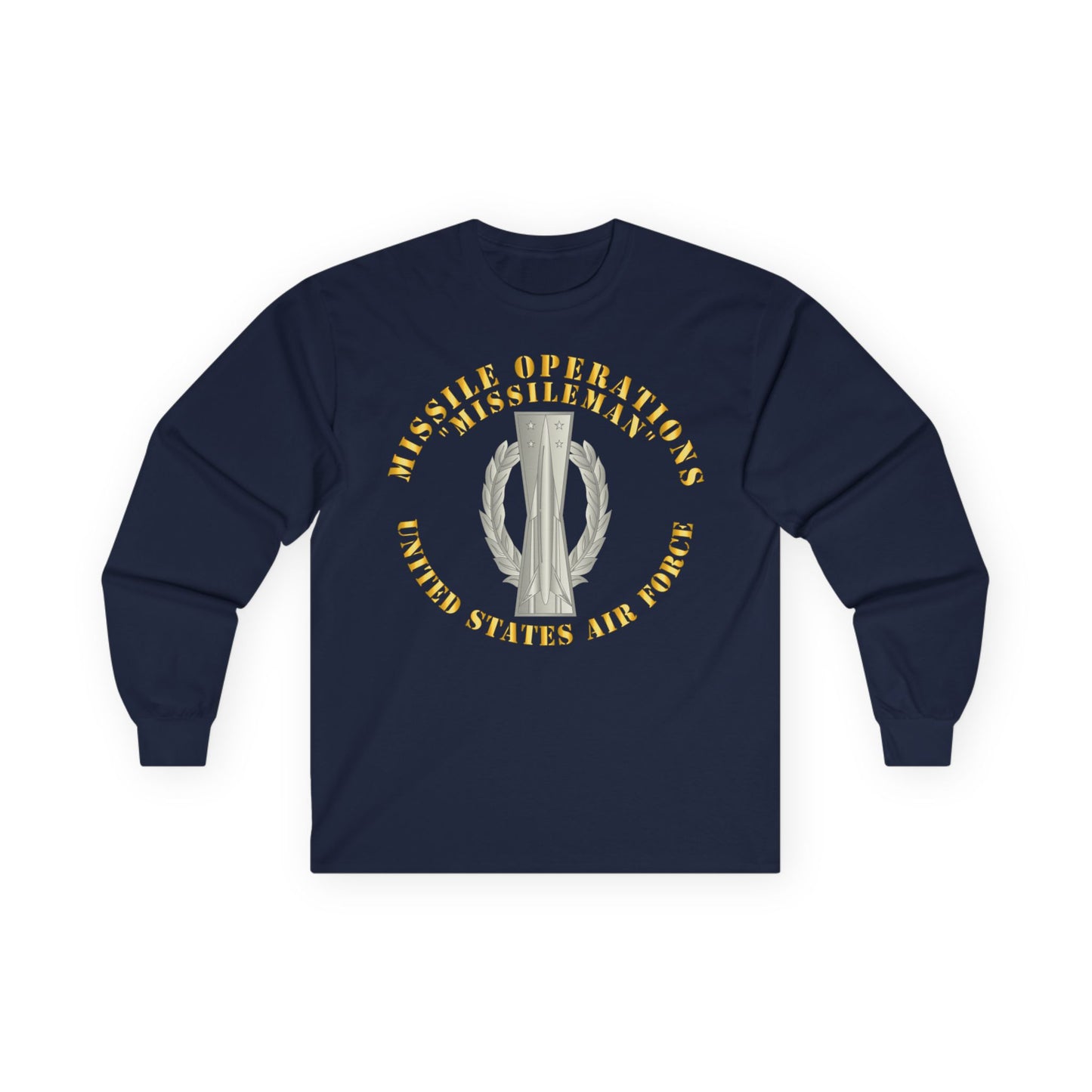 Unisex Ultra Cotton Long Sleeve Tee - USAF - Missile Operations - Missileman - Basic