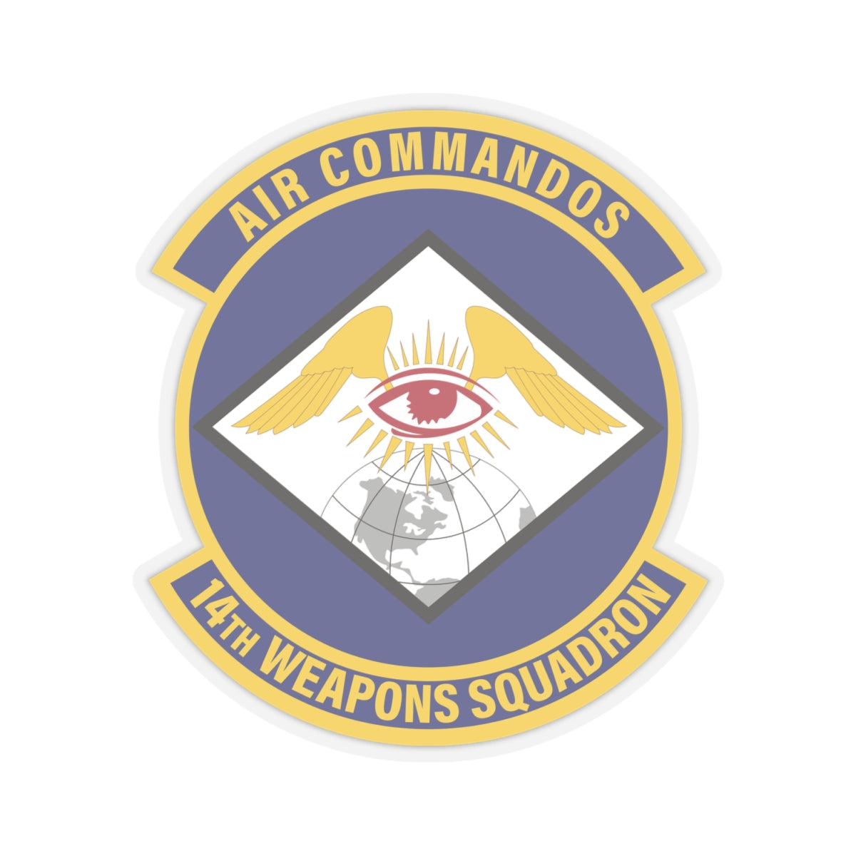 Kiss-Cut Stickers - USAF - 14th Weapons Squadron wo txt