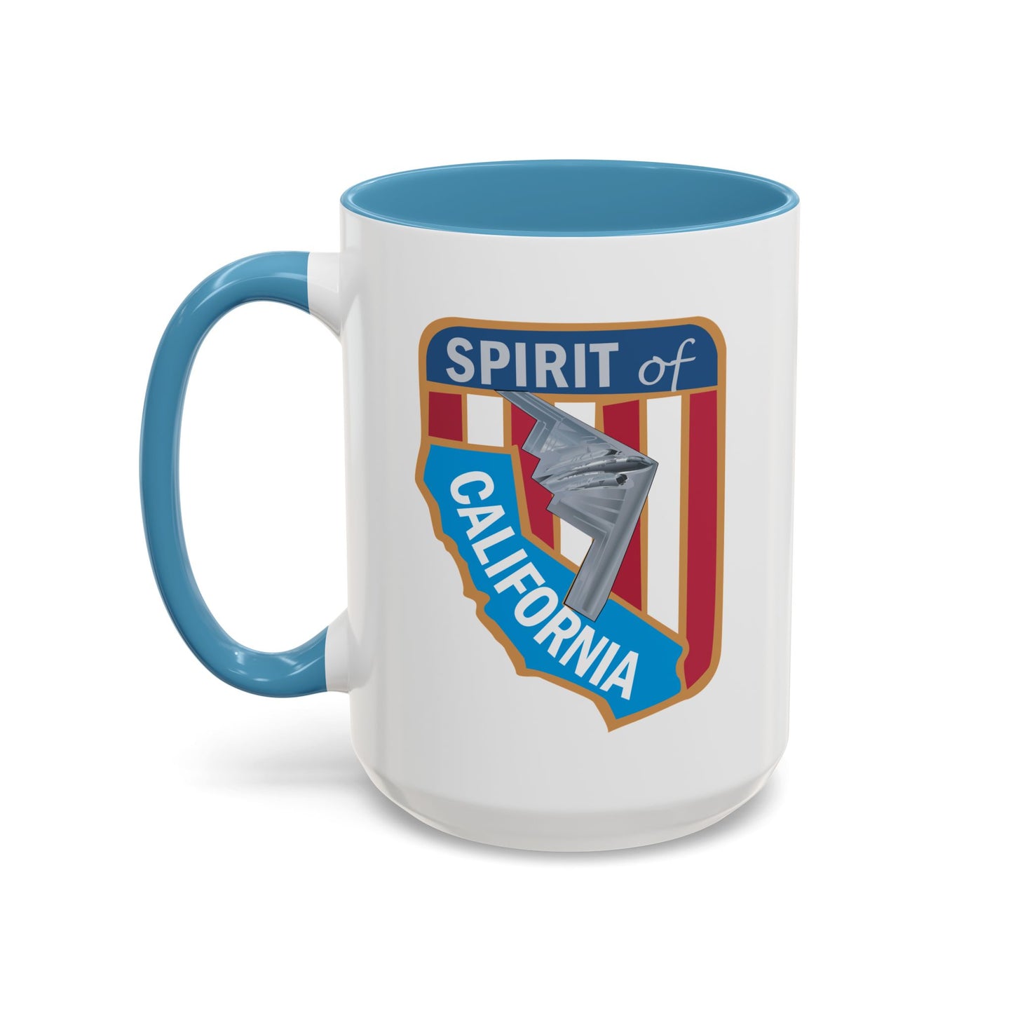 Accent Coffee Mug (11oz & 15oz) - USAF - B2 - Spirit of California - Stealth Bomber wo txt X 300