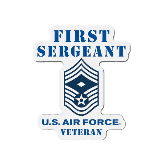 Die-Cut Magnet - USAF - First Sergeant (E9b) - 2020 - Veteran