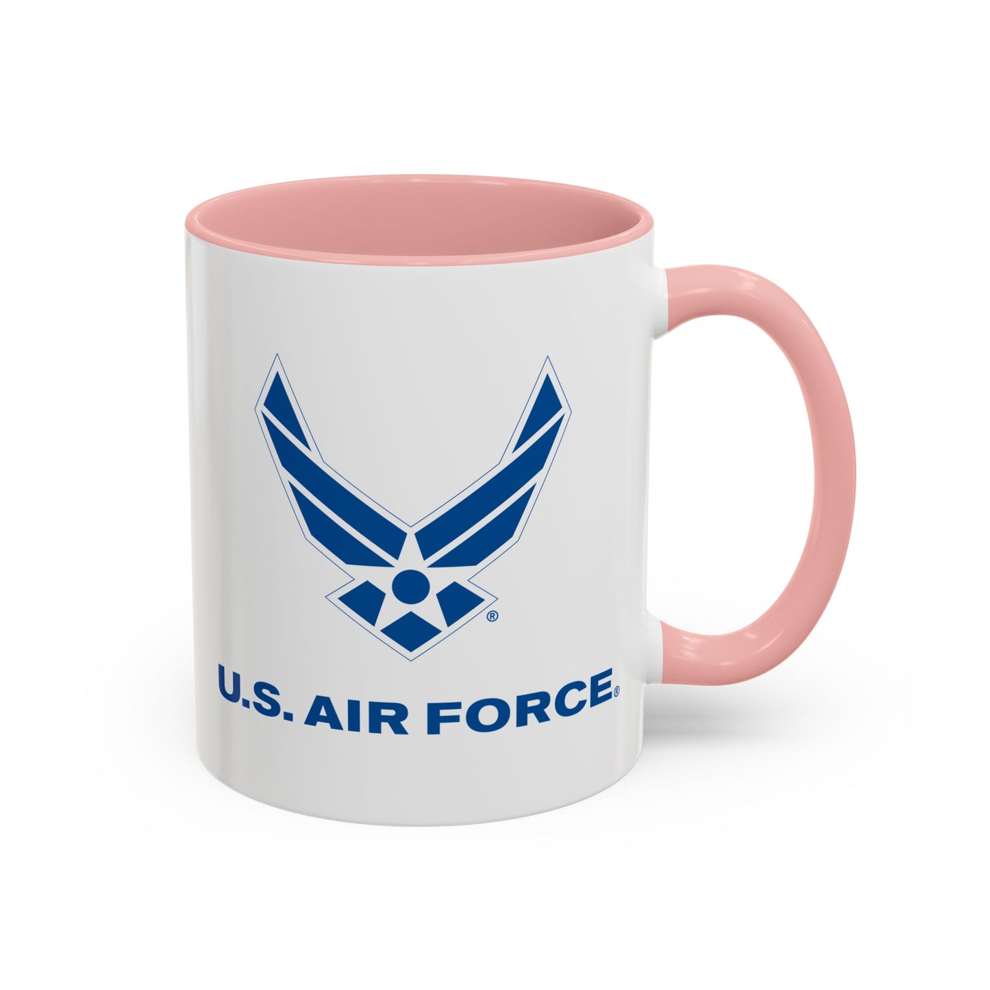 Accent Coffee Mug (11oz & 15oz) - USAF Logo, TM Txt - U S Air Force X 300