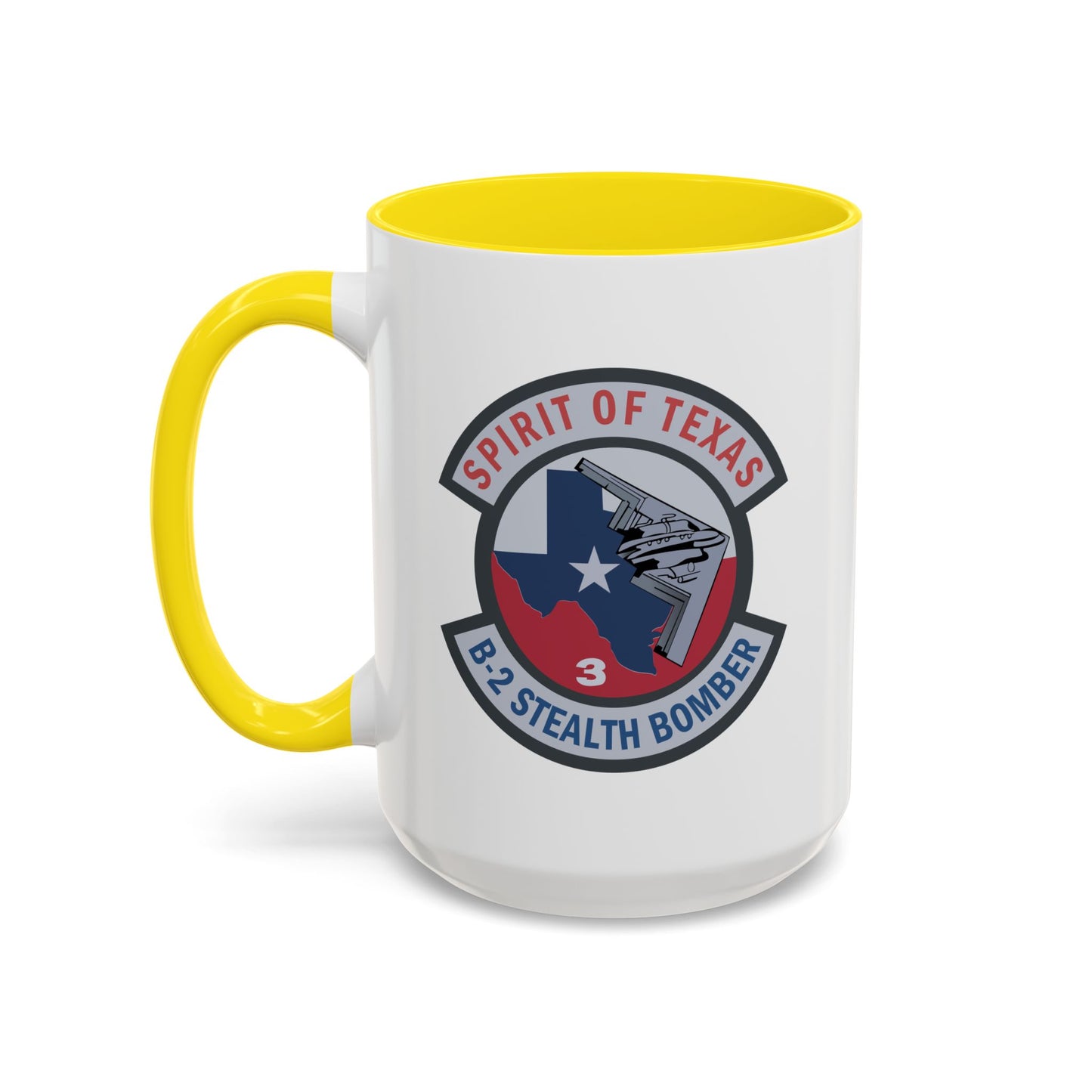 Accent Coffee Mug (11oz & 15oz) - USAF - B2 - Spirit of Texas - Stealth Bomber wo txt X 300