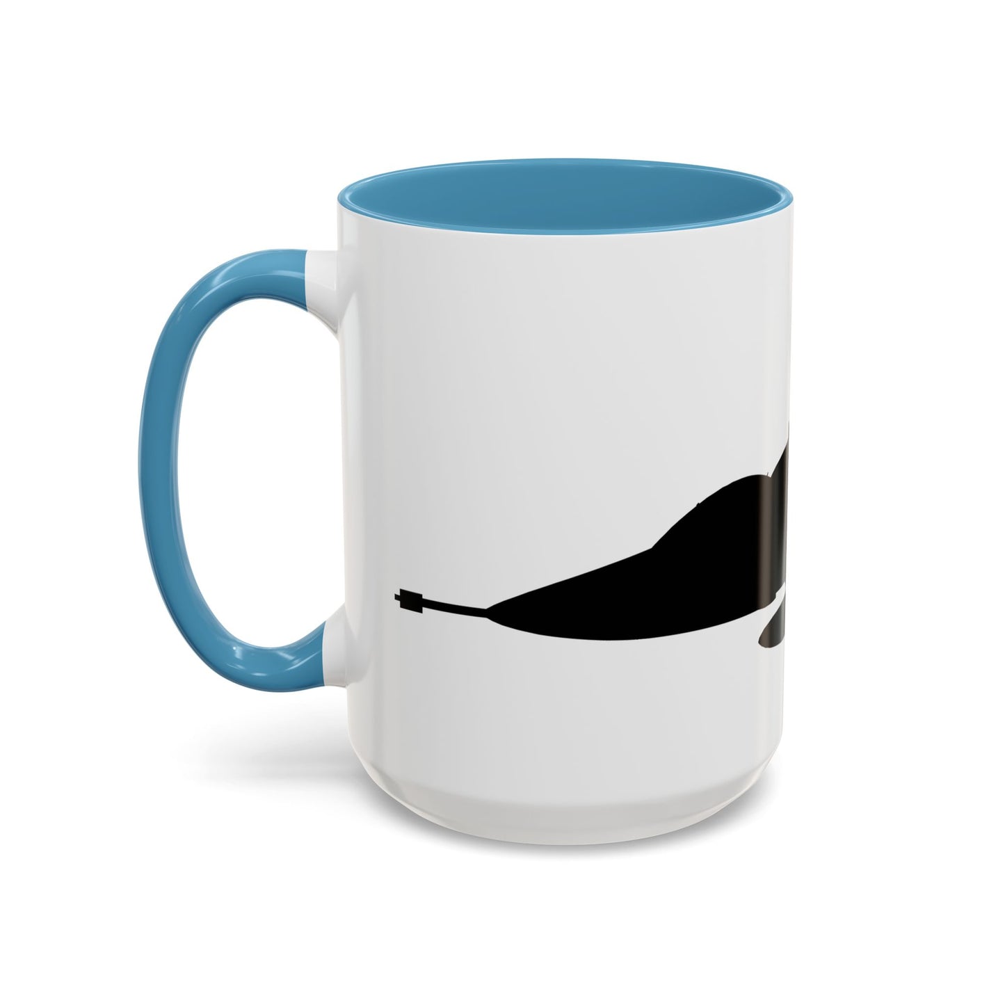 Accent Coffee Mug (11oz & 15oz) - Aircraft - A-4 SkyHawk - Silhouette X 300