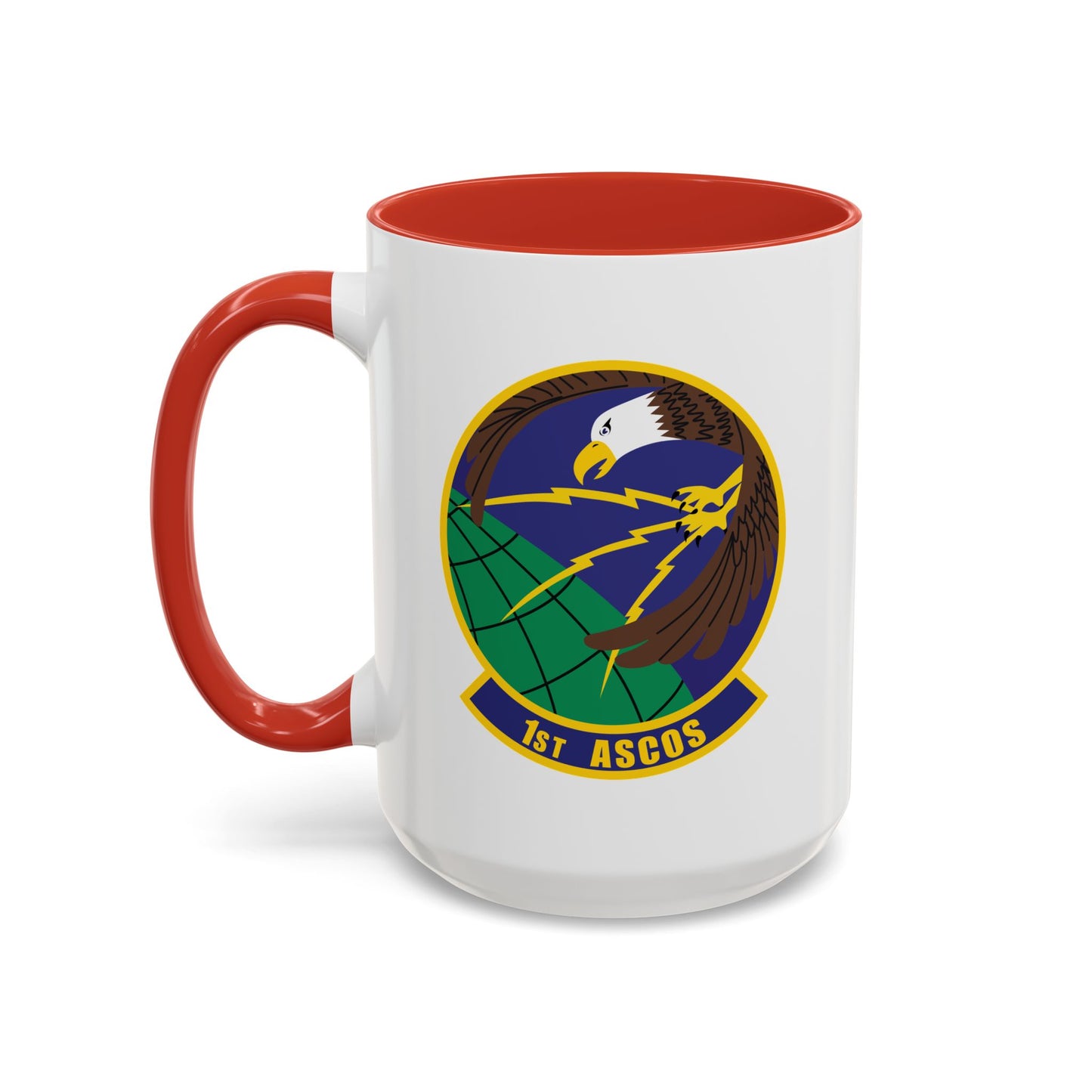 Accent Coffee Mug (11oz & 15oz) - USAF - 1st Air & Space Communications Operations Sq wo txt X 300