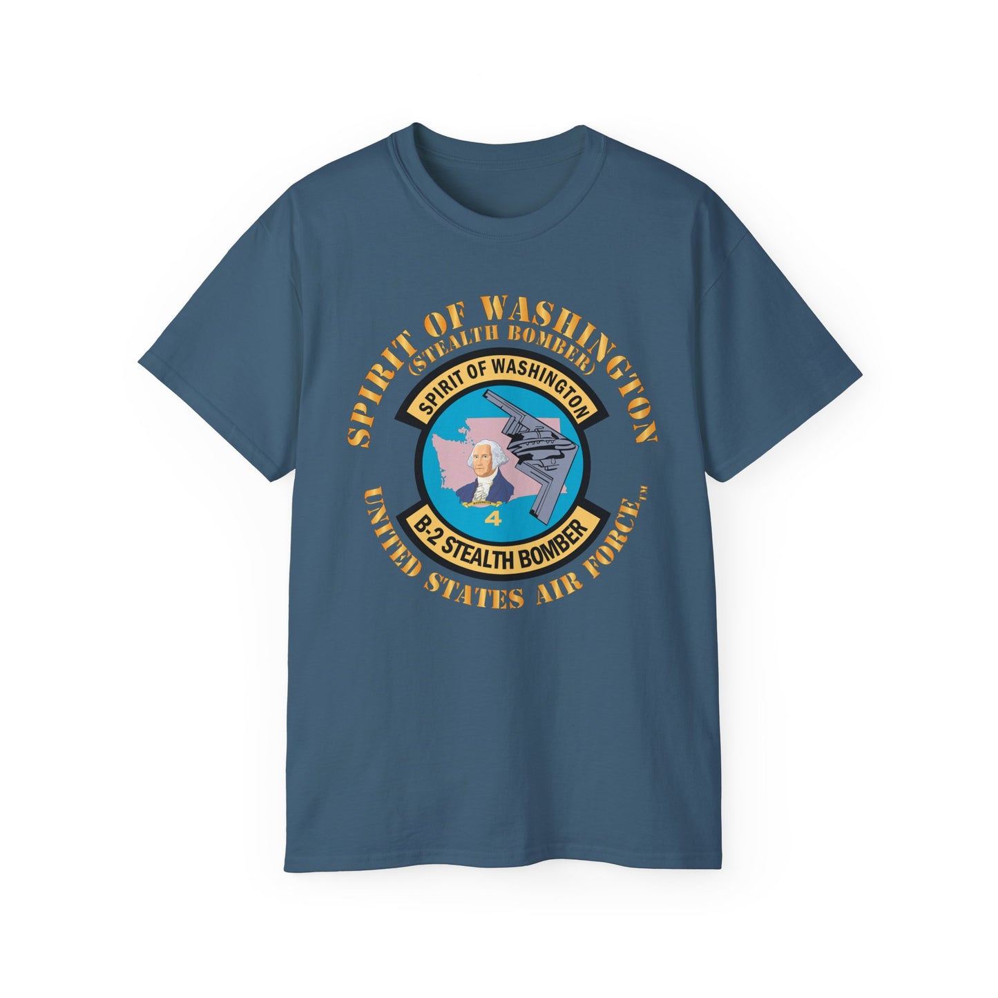 Unisex Ultra Cotton Tee - USAF - B2 - Spirit of Washington - Stealth Bomber X 300