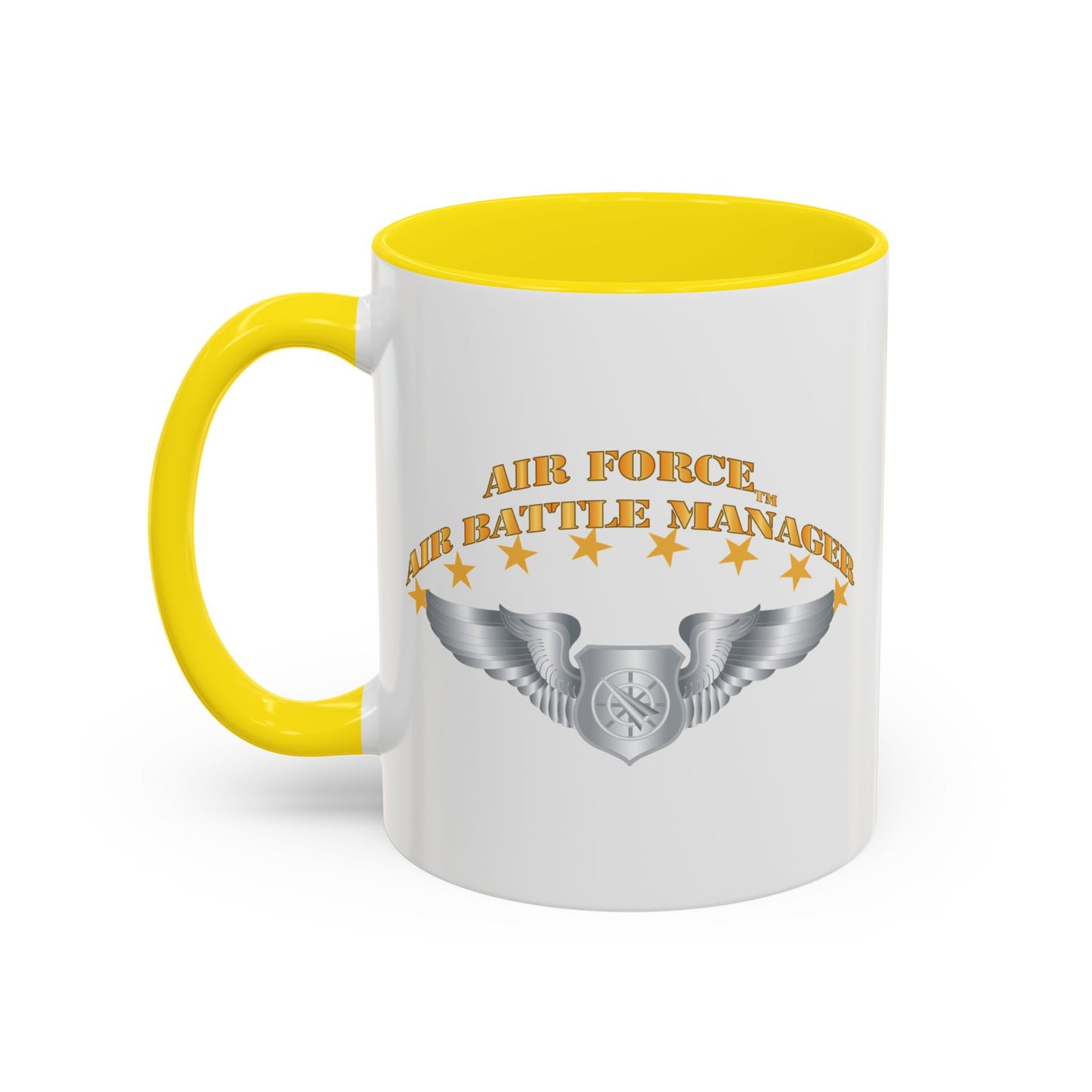Accent Coffee Mug (11oz & 15oz) - USAF - Air Battle Manager - Basic Wings X 300