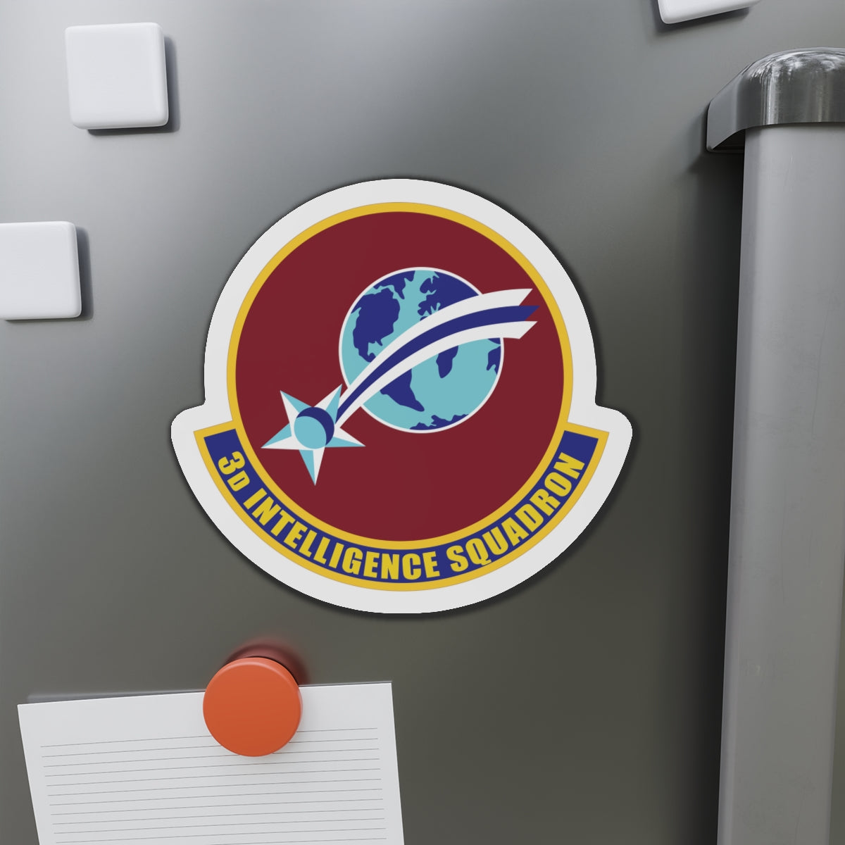Die-Cut Magnet - USAF - 3rd Intelligence Squadron wo txt