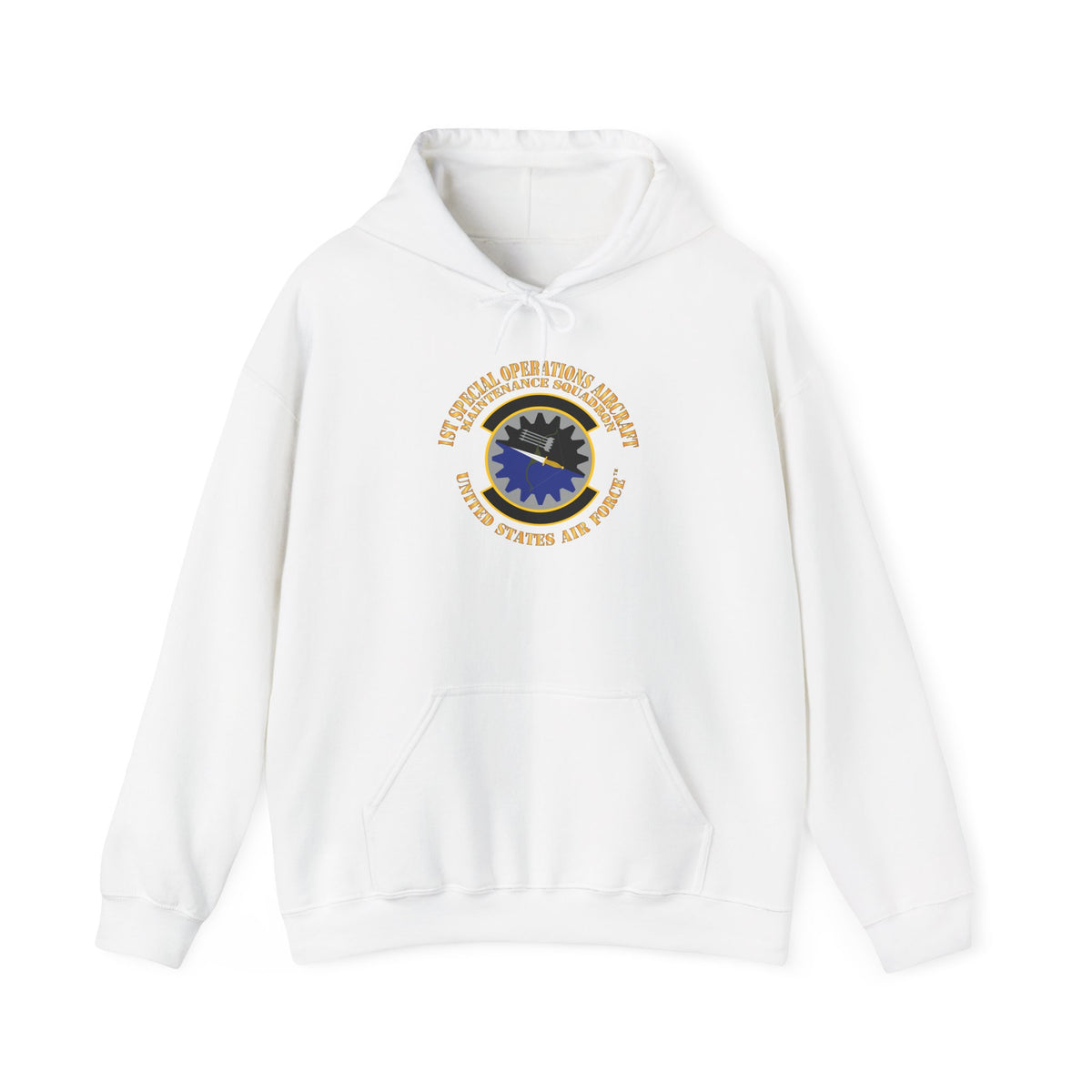 Unisex Heavy Blend Hooded Sweatshirt - USAF - 1st Special Operations Aircraft Maintenance Squadron X 300