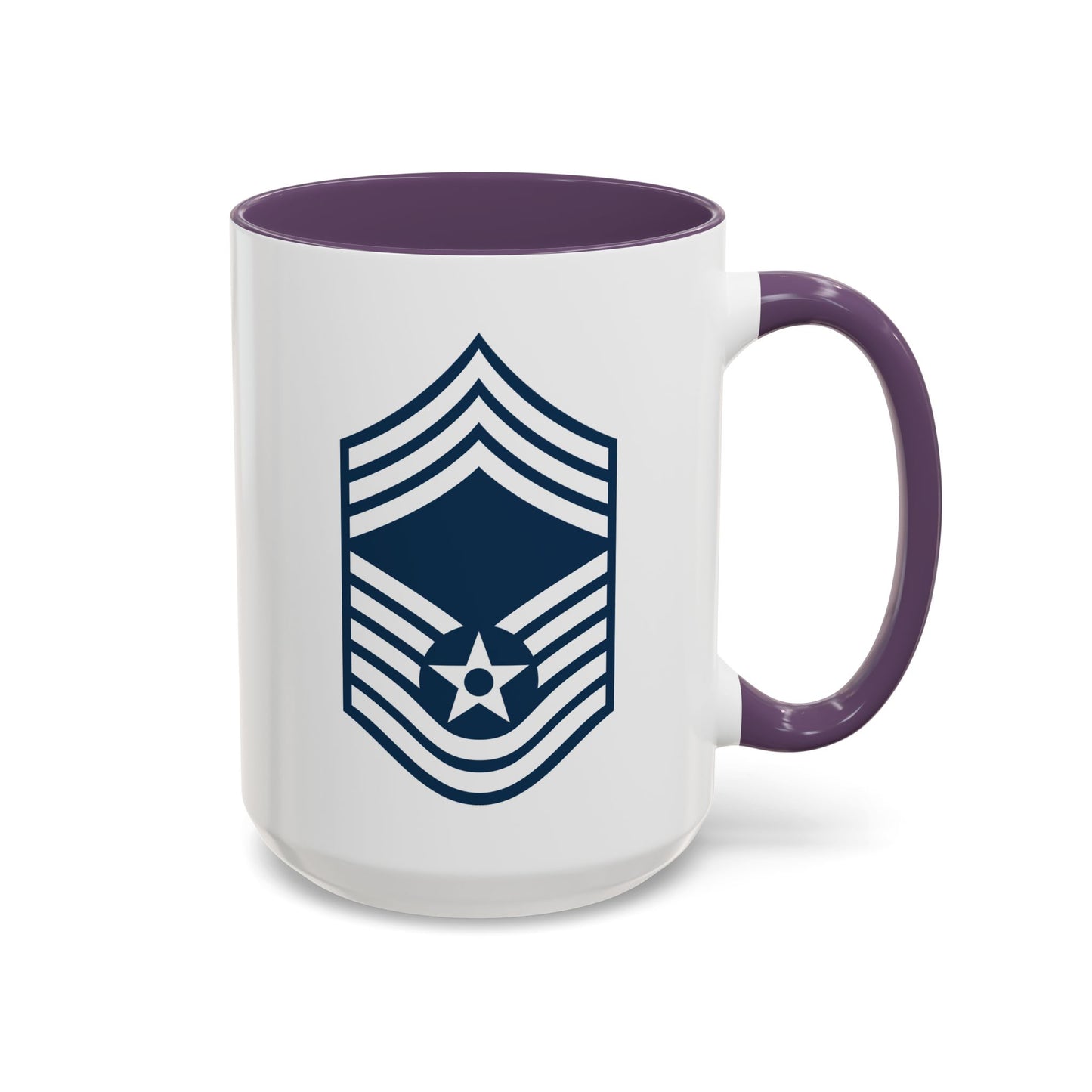 Accent Coffee Mug (11oz & 15oz) - USAF - Chief Master Sergeant (E9a) - 2020