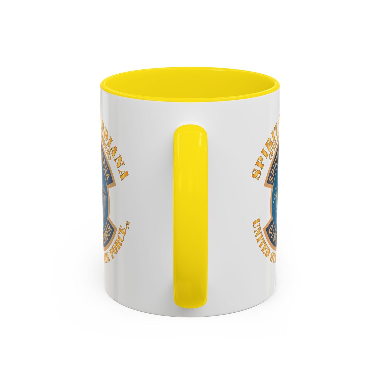 Accent Coffee Mug (11oz & 15oz) - USAF - B2 - Spirit of Indiana - Stealth Bomber X 300