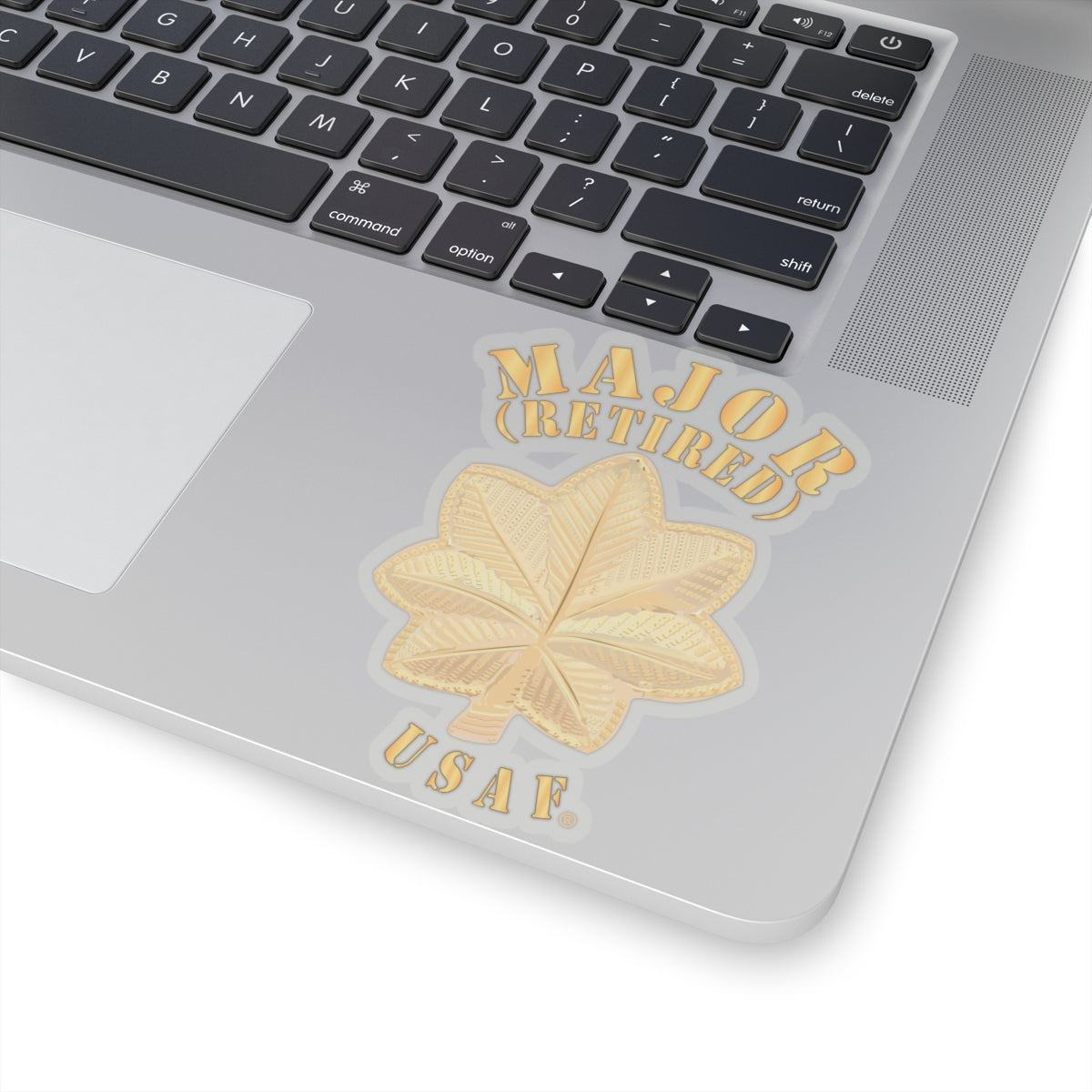 Kiss-Cut Stickers - USAF - Major - Retired - USAF X 300