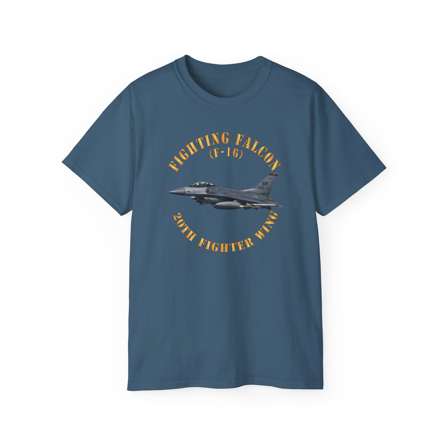 Unisex Ultra Cotton Tee - USAF - F-16 Fighting Falcon - 20th Fighter Wing X 300