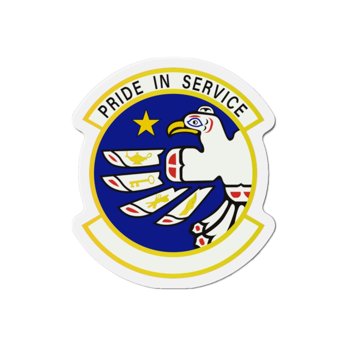 Die-Cut Magnet - USAF - 3rd Force Support Squadron wo txt