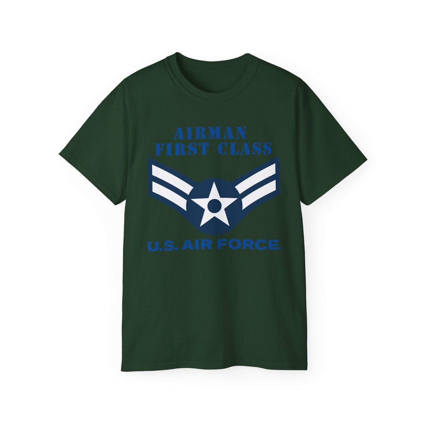 Unisex Ultra Cotton Tee - USAF - Airman - First Class (E3) - 2020 - US Air Force w Text X 300