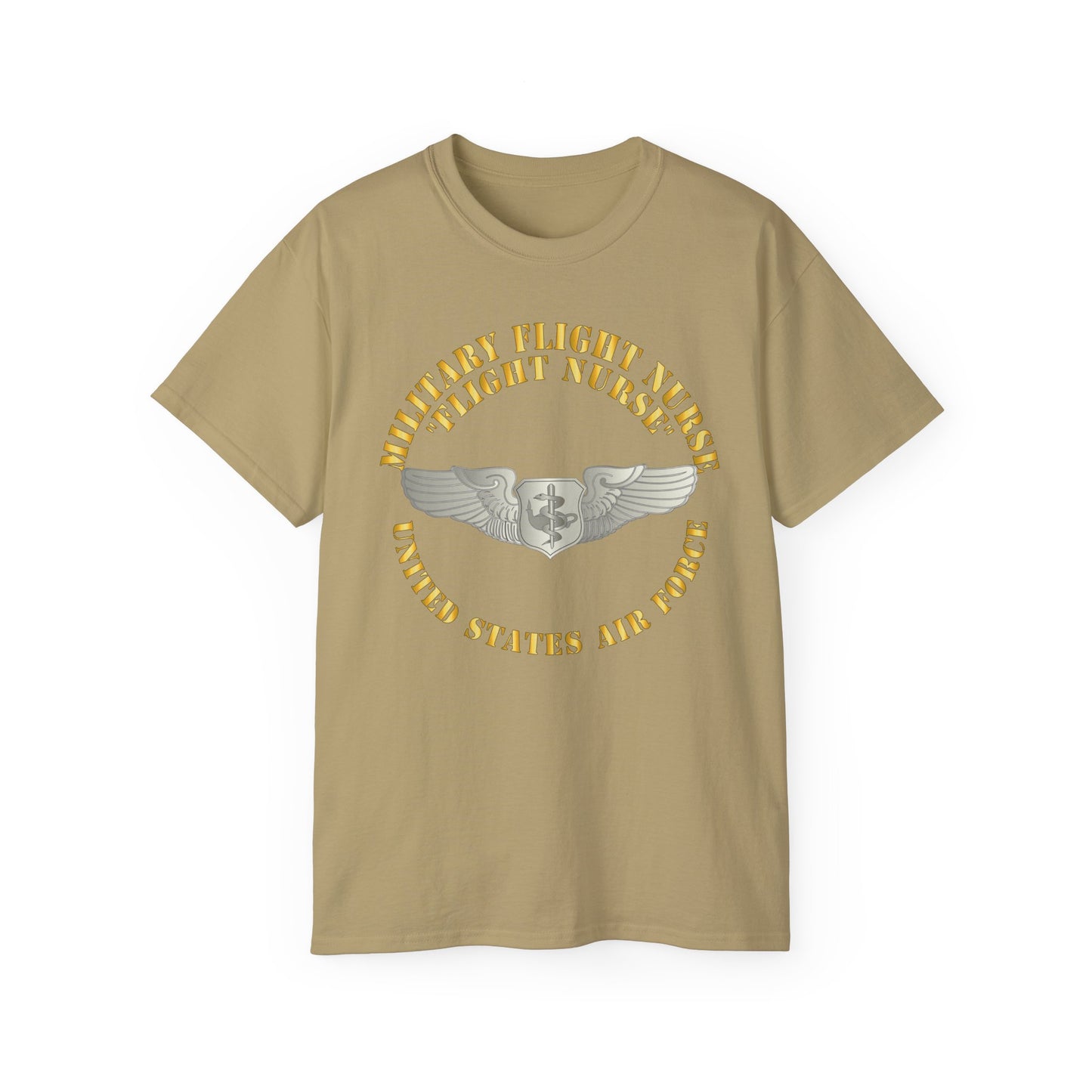 Unisex Ultra Cotton Tee - USAF - Military Flight Nurse - Flight Nurse - Basic