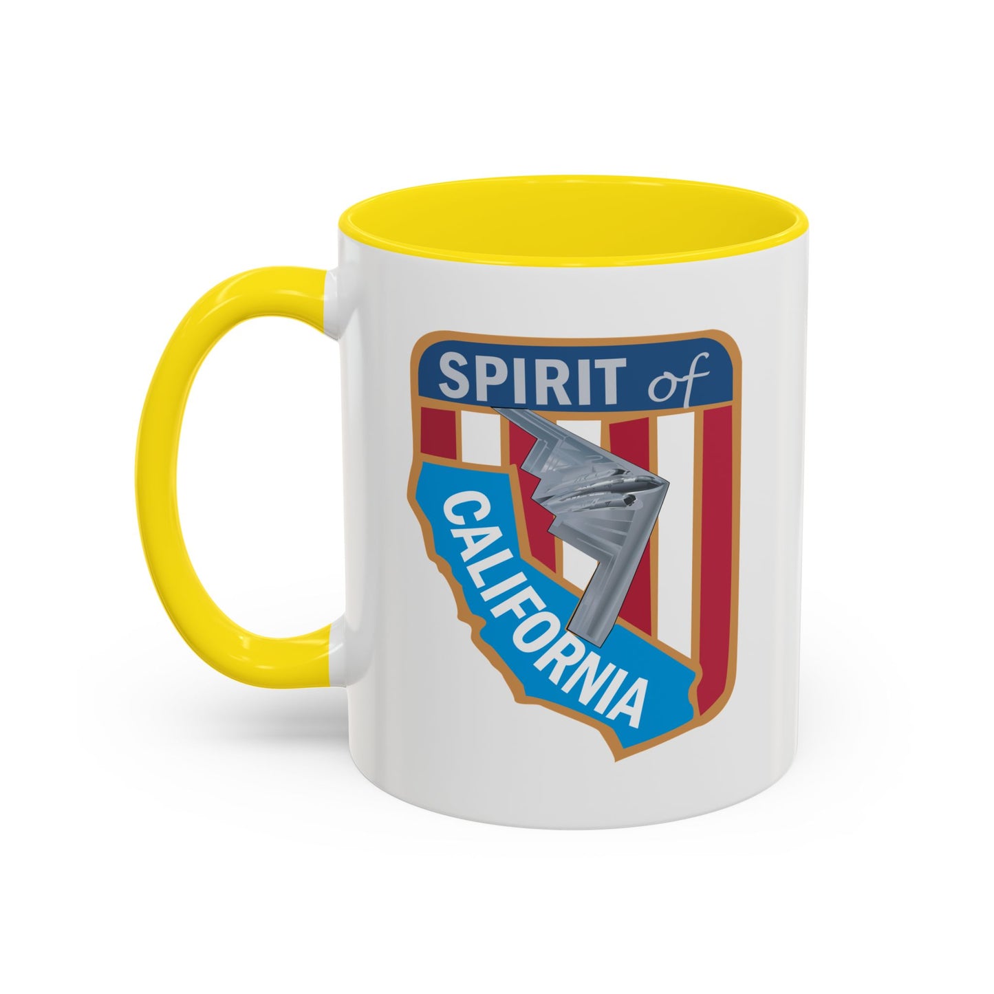 Accent Coffee Mug (11oz & 15oz) - USAF - B2 - Spirit of California - Stealth Bomber wo txt X 300