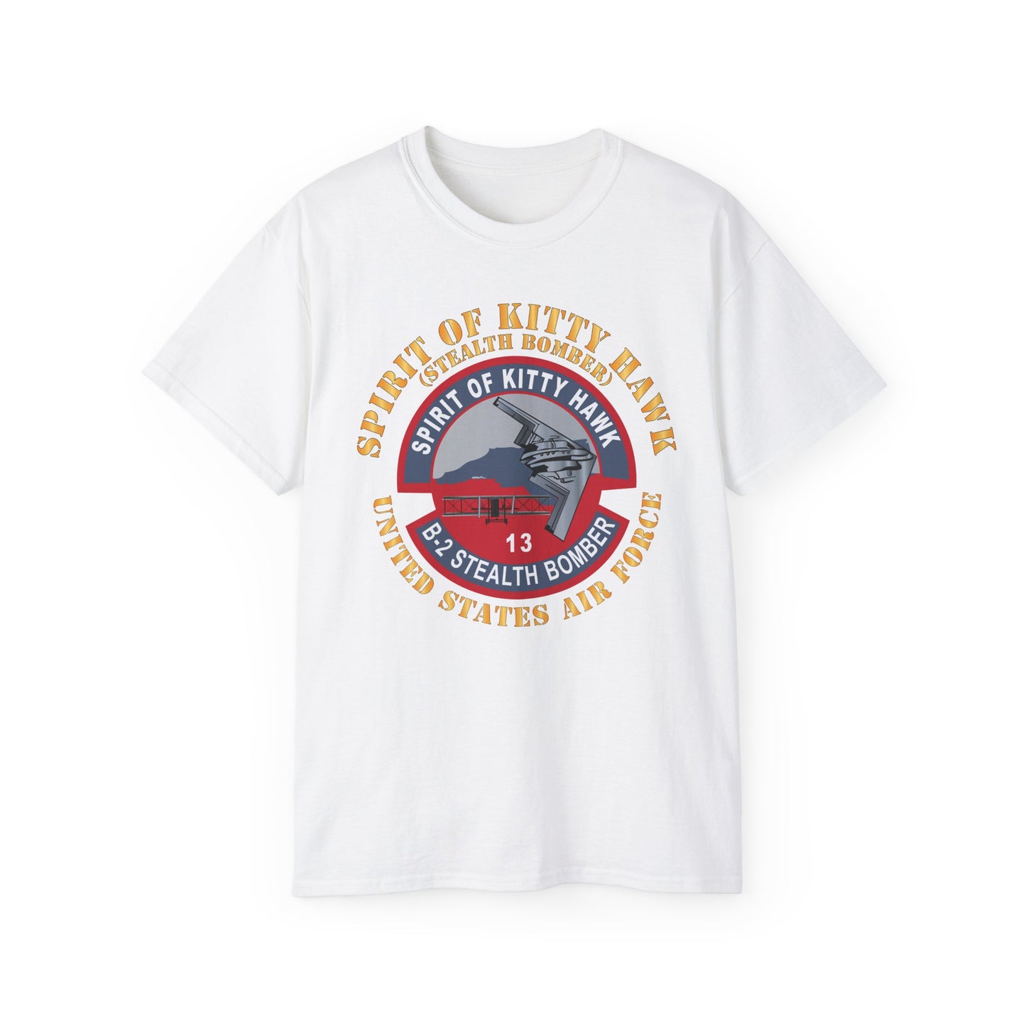 Unisex Ultra Cotton Tee - USAF - B2 - Spirit of Kitty Hawk - Stealth Bomber X 300