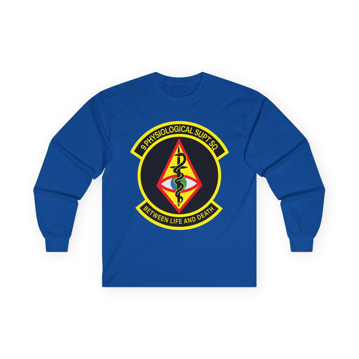 Unisex Ultra Cotton Long Sleeve Tee - USAF - 9th Physiological Support Squadron wo txt X 300