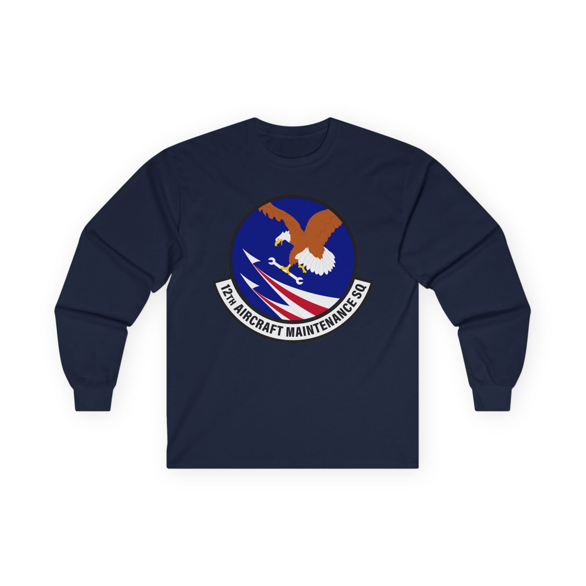 Unisex Ultra Cotton Long Sleeve Tee - USAF - 12th Aircraft Maintenance Squadron wo txt