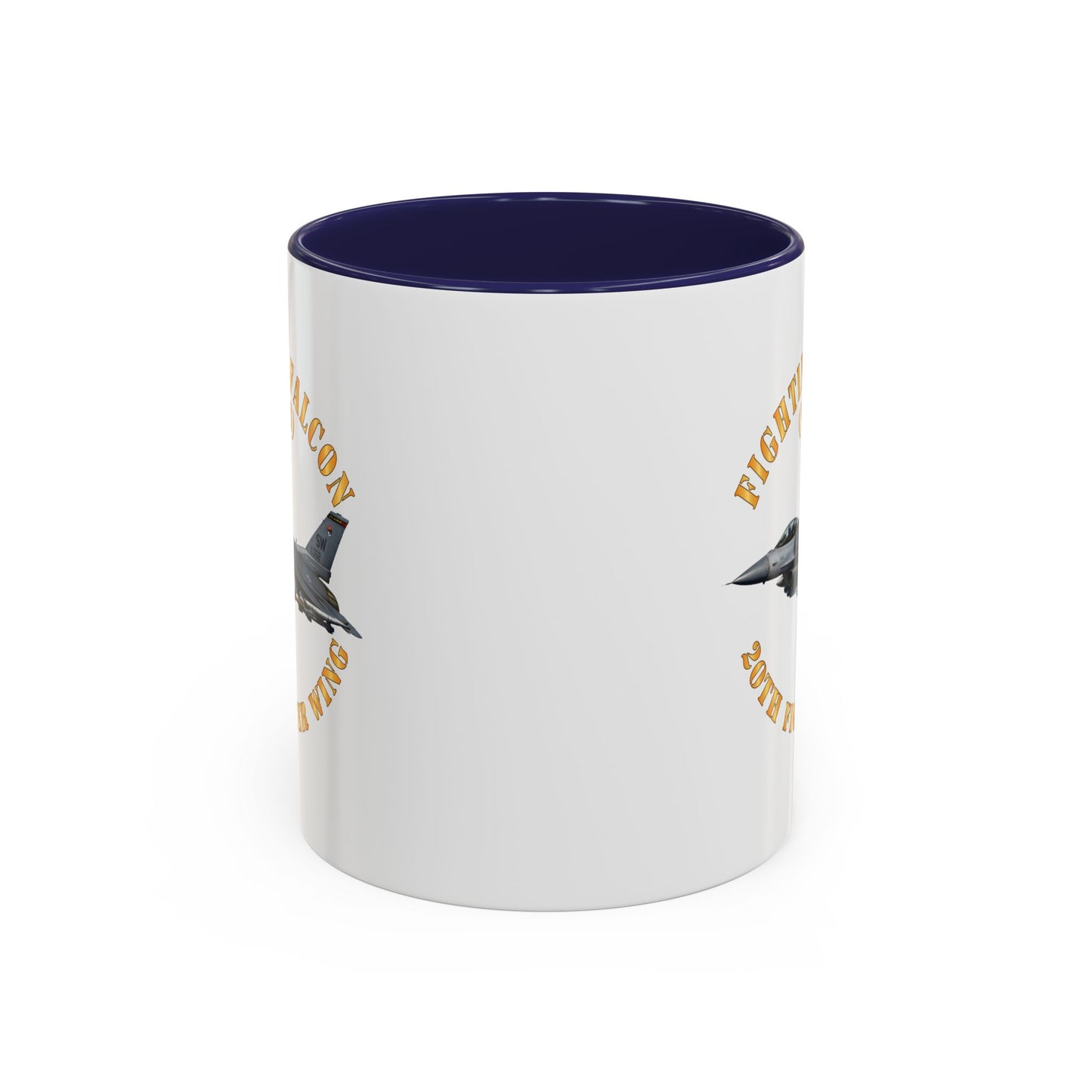 Accent Coffee Mug (11oz & 15oz) - USAF - F-16 Fighting Falcon - 20th Fighter Wing X 300