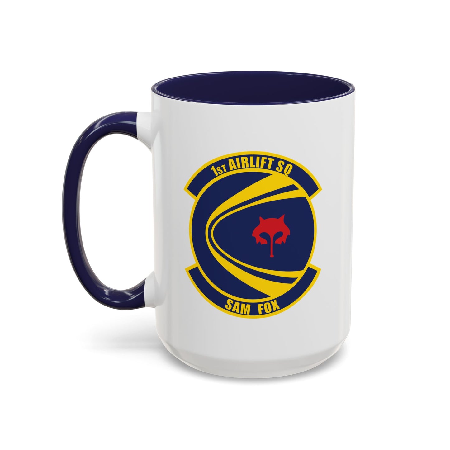 Accent Coffee Mug (11oz & 15oz) - USAF - 1st Airlift Squadron wo txt X 300