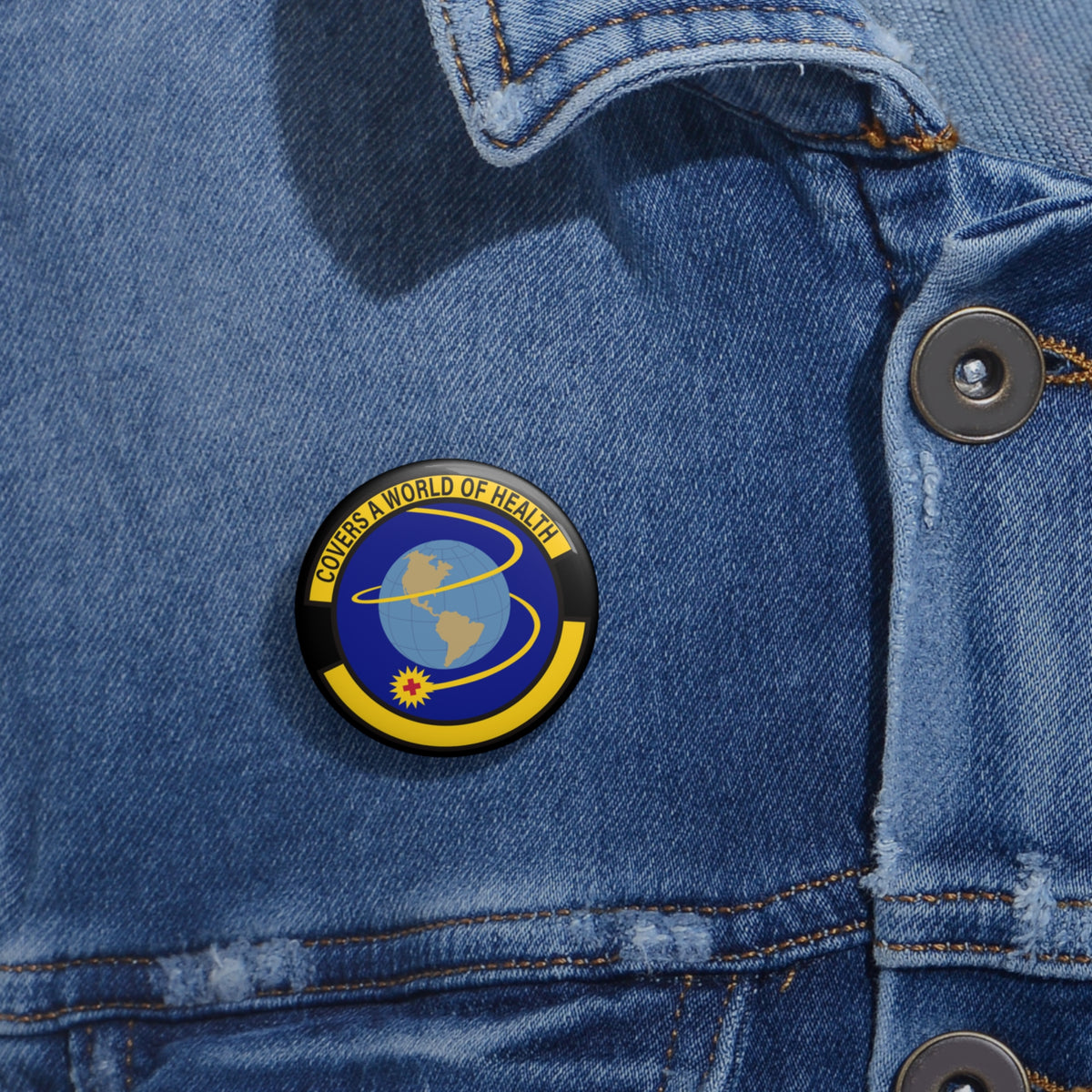 Custom Pin Button - USAF - 4th Operational Medical Readiness Sq wo txt X 300