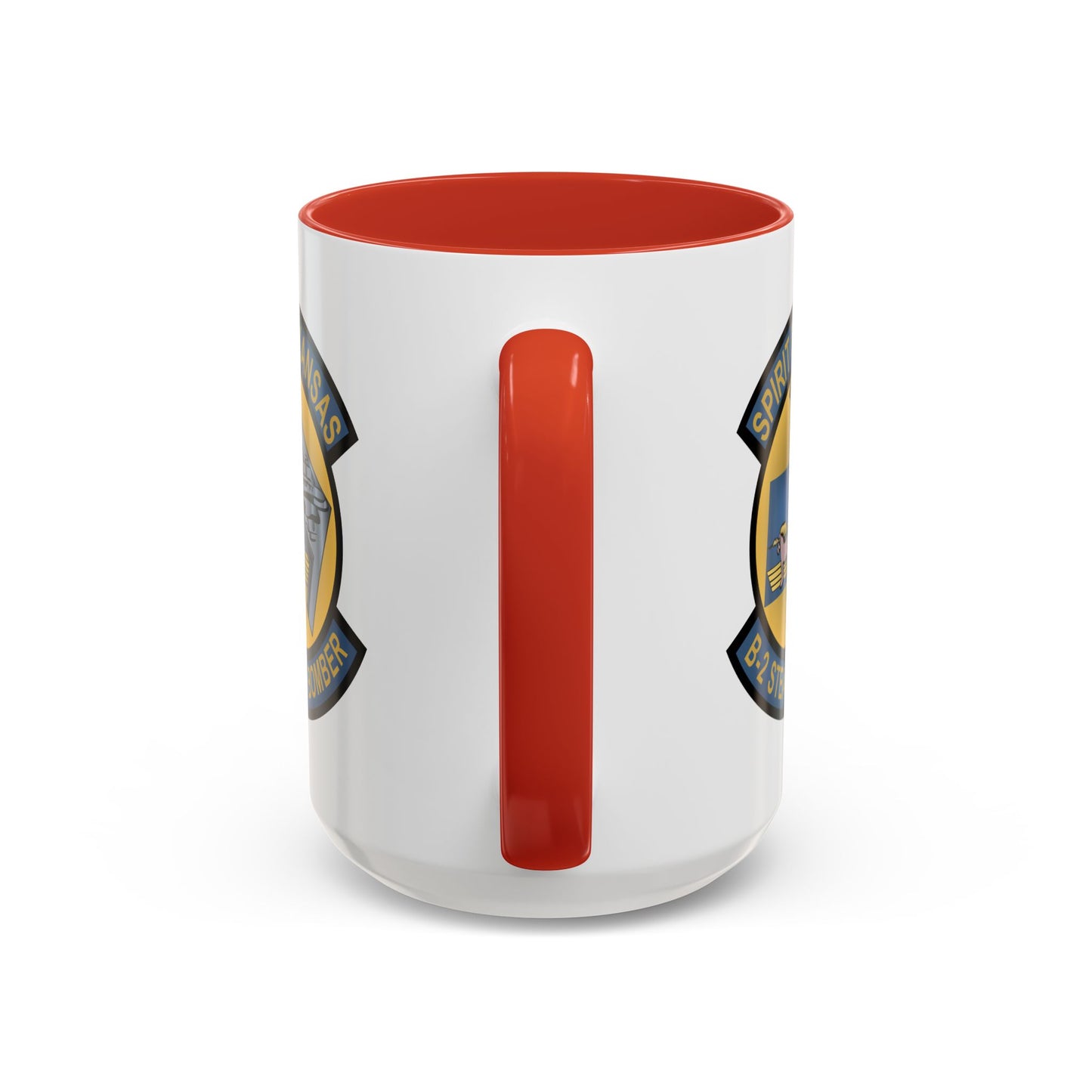 Accent Coffee Mug (11oz & 15oz) - USAF - B2 - Spirit of Kansas - Stealth Bomber wo txt X 300