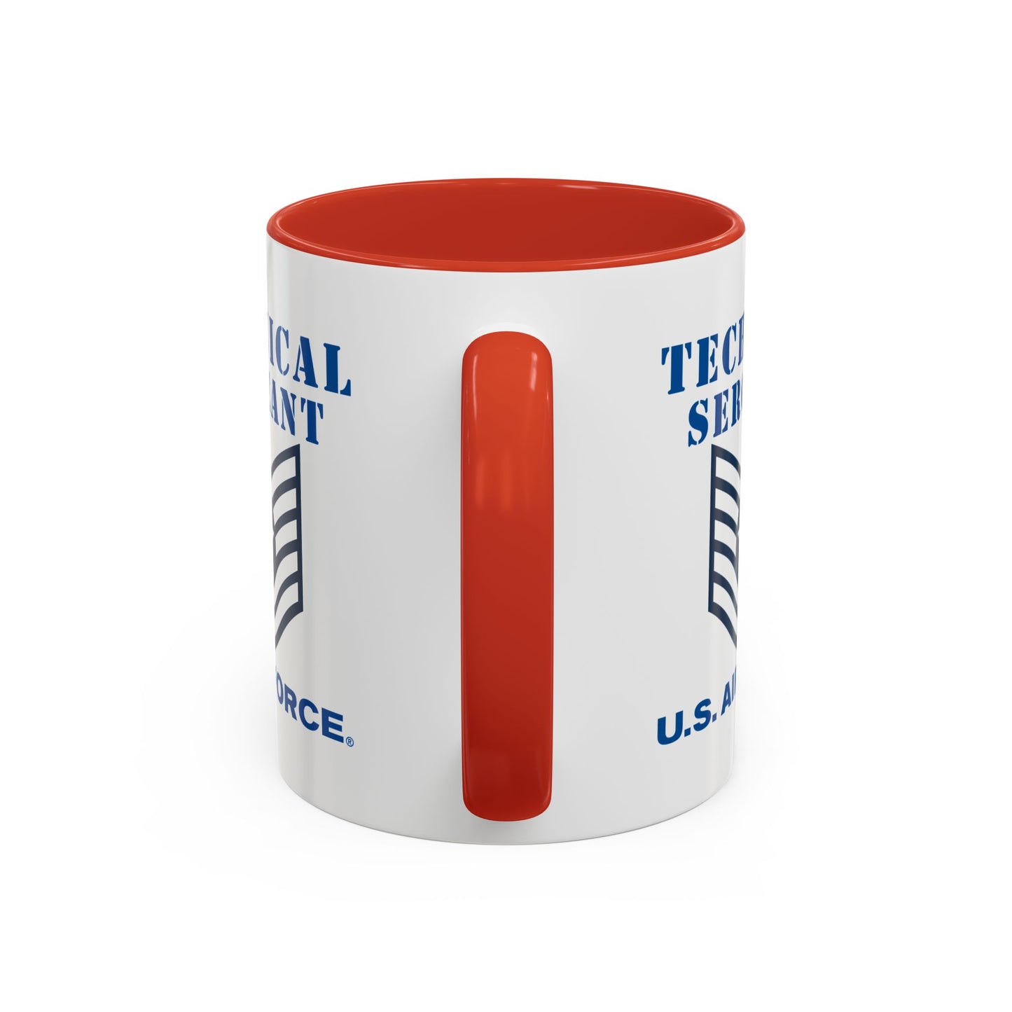 Accent Coffee Mug (11oz & 15oz) - USAF - Technical Sergeant (E6) - 2020 - US Air Force w Text X 300