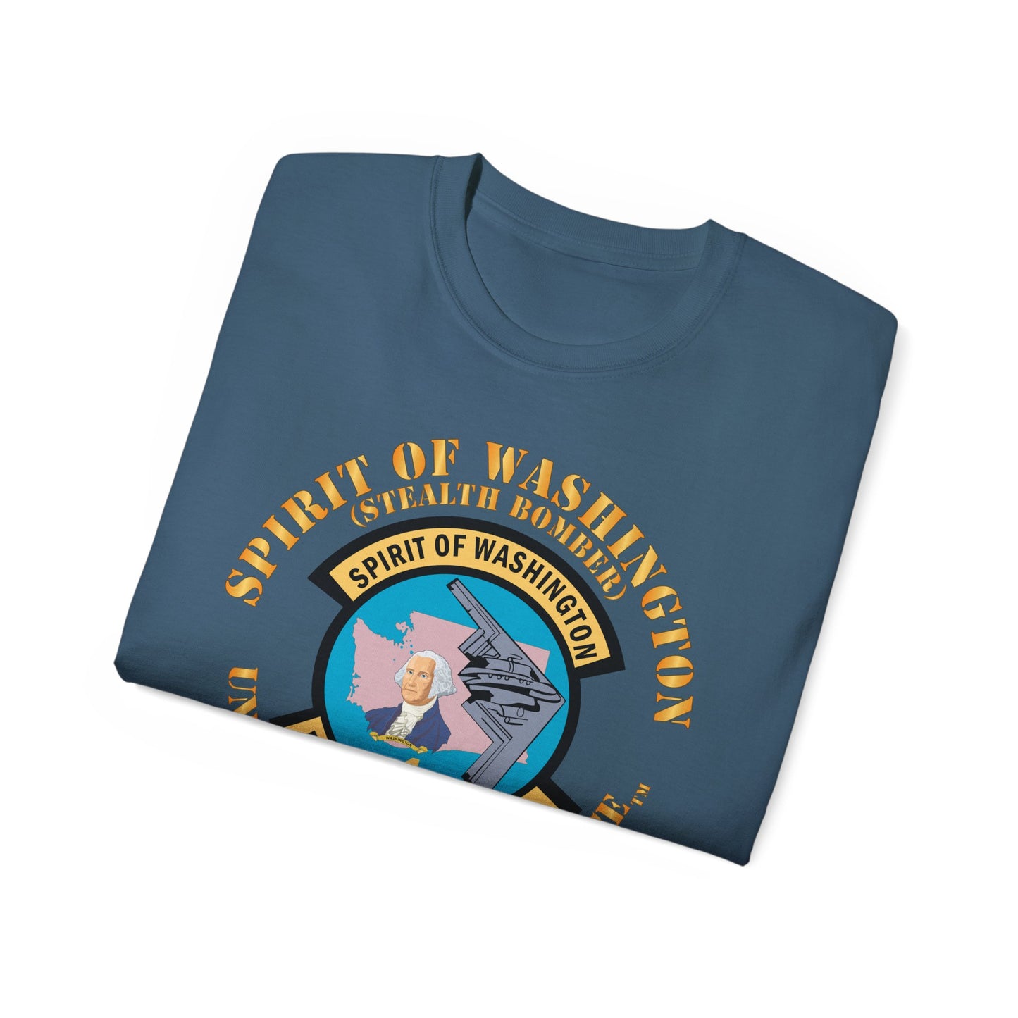 Unisex Ultra Cotton Tee - USAF - B2 - Spirit of Washington - Stealth Bomber X 300