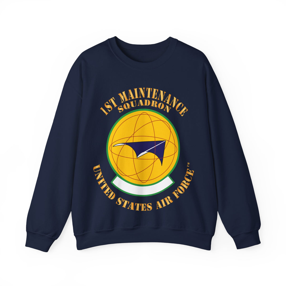 Crewneck Sweatshirt - USAF - 1st Maintenance Squadron X 300