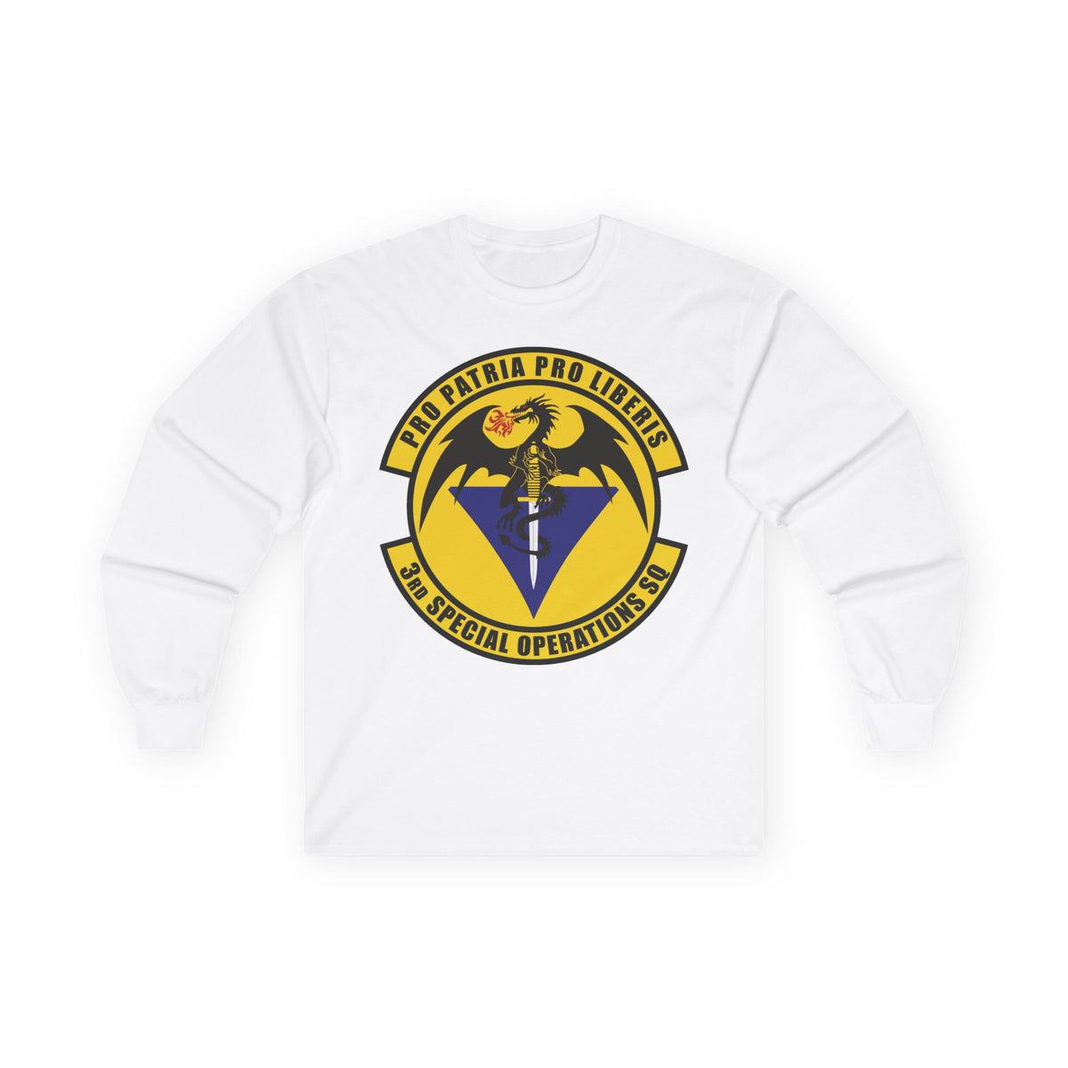 Unisex Ultra Cotton Long Sleeve Tee - USAF - 3rd Special Operations Squadron wo txt
