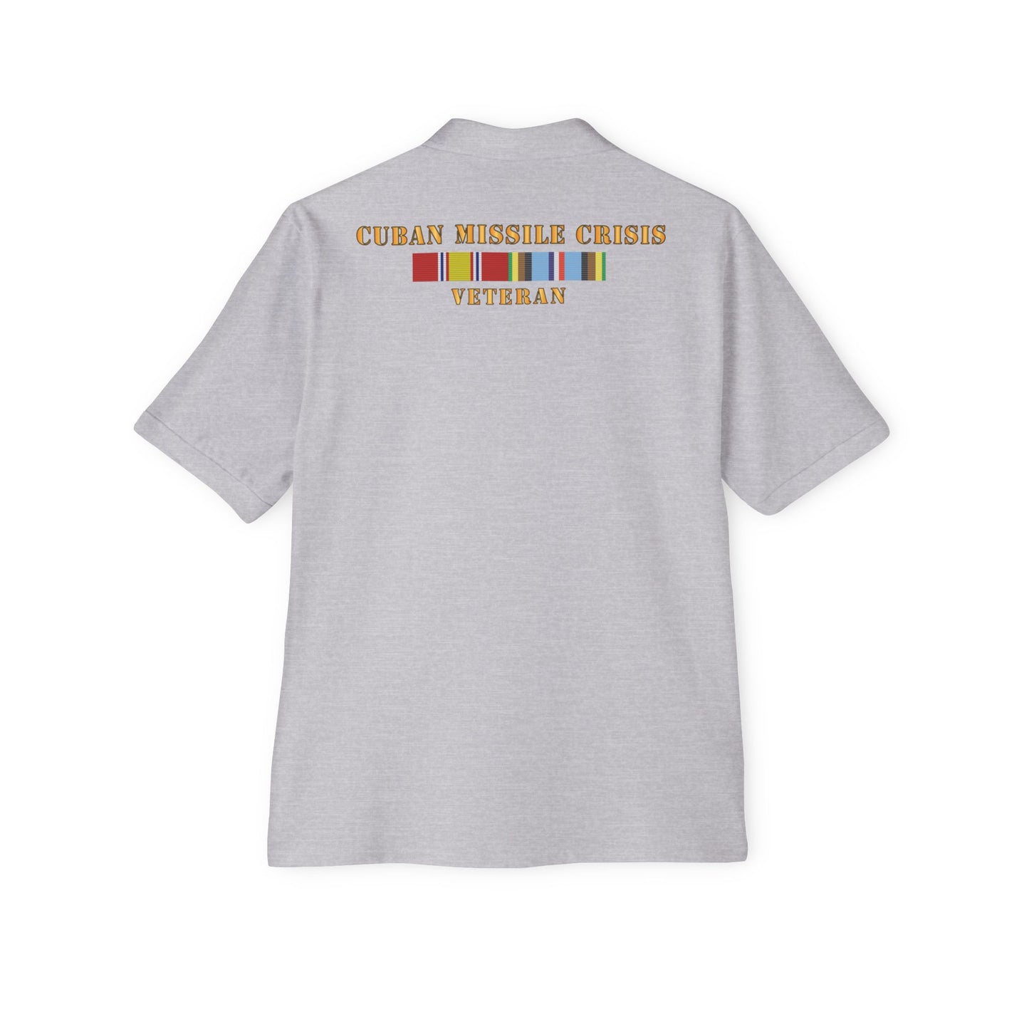 Men's Piqué Polo - USAF - Cuban Missile Crisis w AFEM COLD SVC X 300