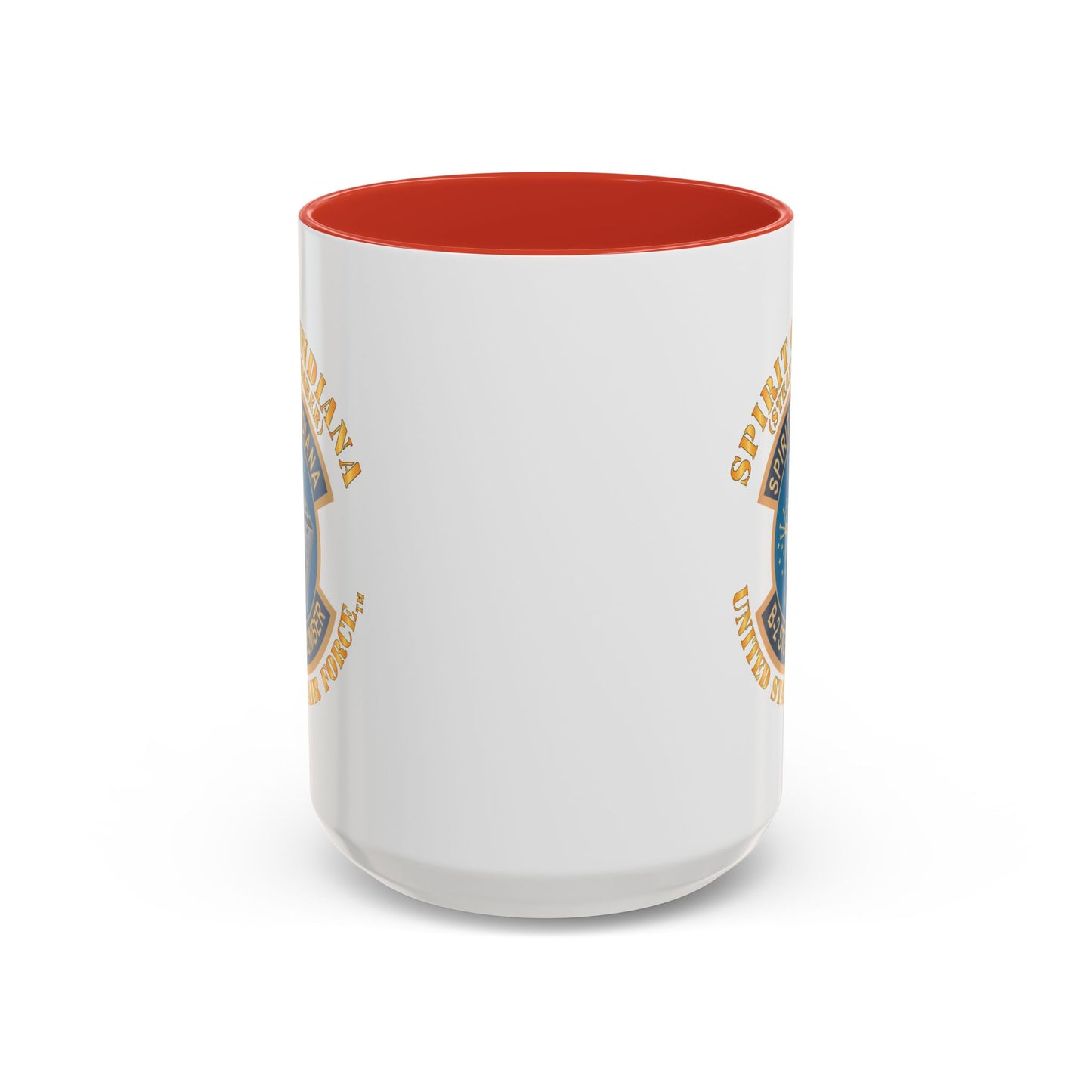 Accent Coffee Mug (11oz & 15oz) - USAF - B2 - Spirit of Indiana - Stealth Bomber X 300