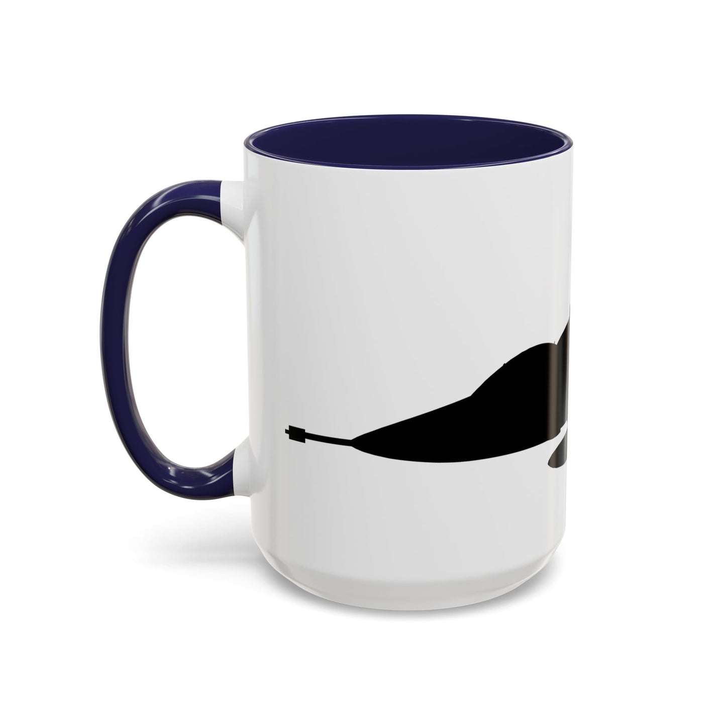 Accent Coffee Mug (11oz & 15oz) - Aircraft - A-4 SkyHawk - Silhouette X 300
