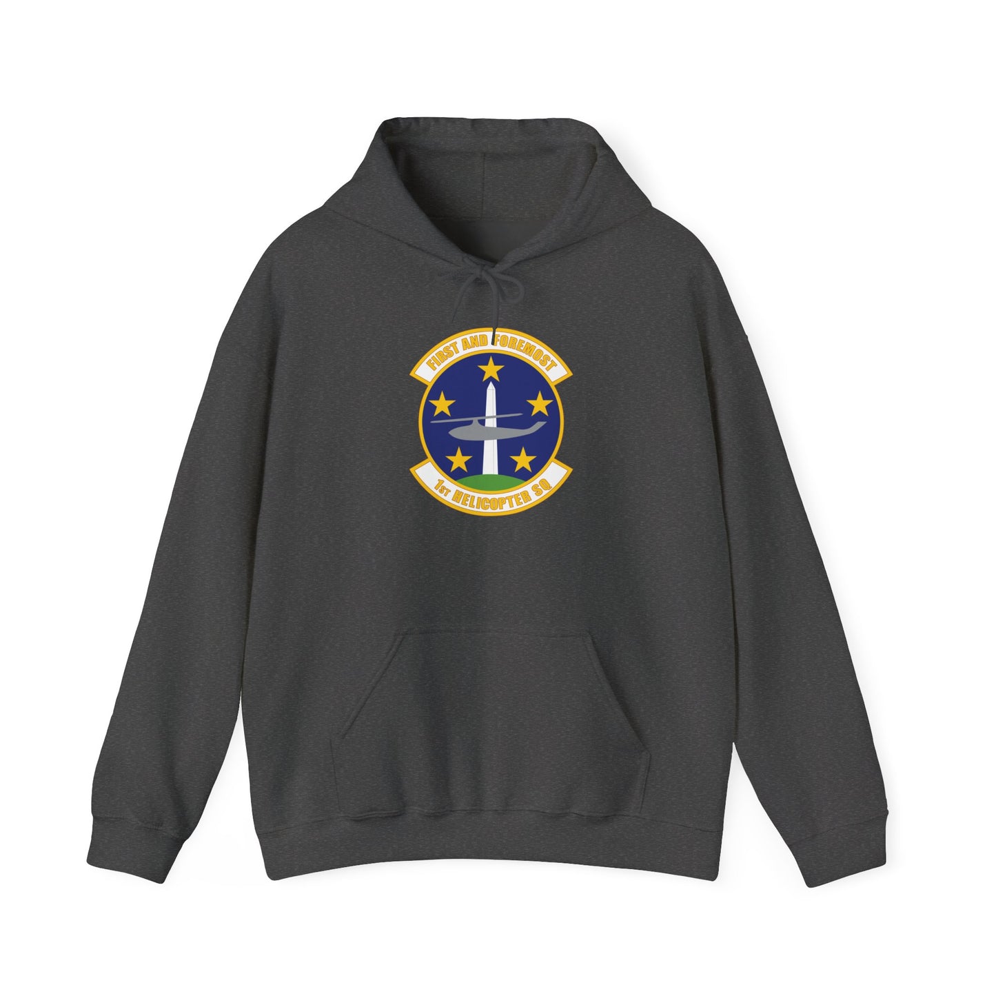 Unisex Heavy Blend Hooded Sweatshirt -USAF - 1st Helicopter Squadron (AFDW) wo txt