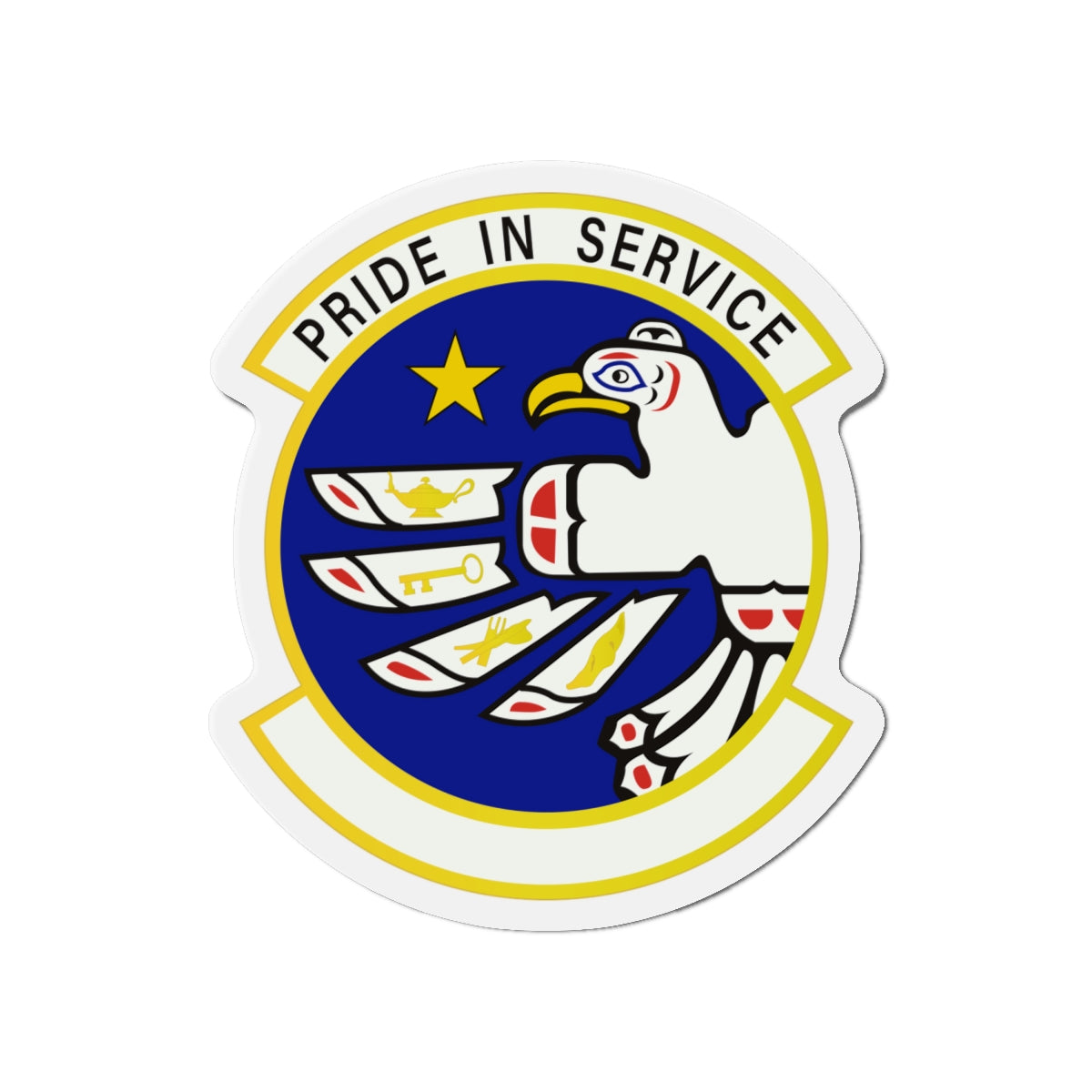 Die-Cut Magnet - USAF - 3rd Force Support Squadron wo txt