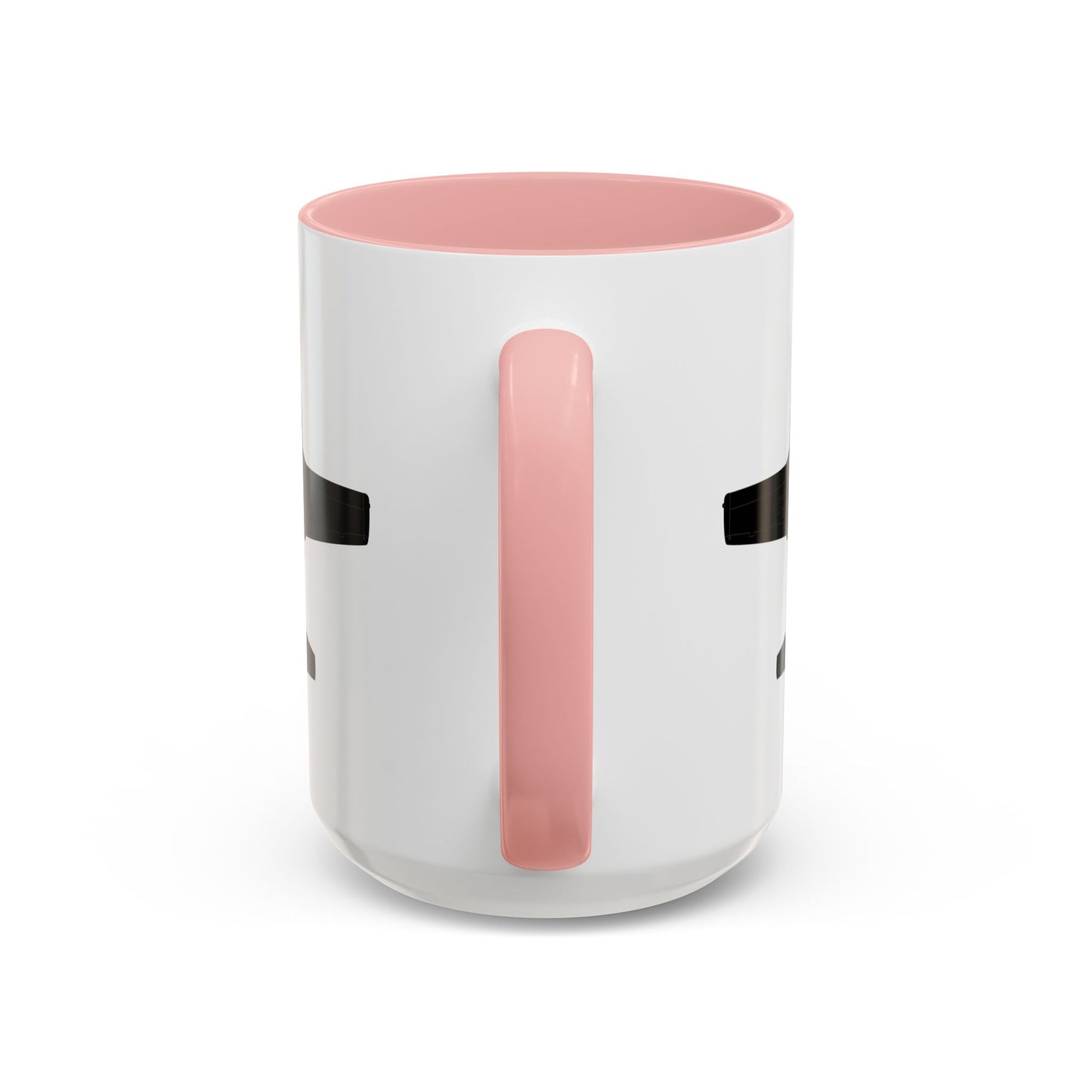 Accent Coffee Mug (11oz & 15oz) - Aircraft - T-37-Trainer - Bottom - Black - Metal X 300