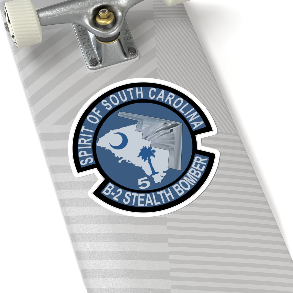 Kiss-Cut Stickers - USAF - B2 - Spirit of South Carolina Stealth Bomber wo Txt X 300