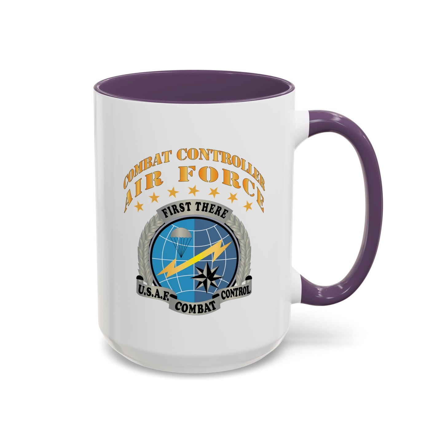 Accent Coffee Mug (11oz & 15oz) - USAF - Combat Controller X 300
