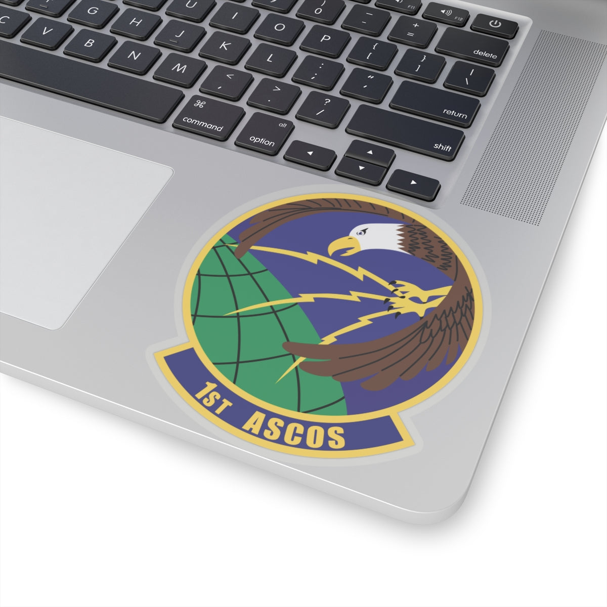 Kiss-Cut Stickers - USAF - 1st Air & Space Communications Operations Sq wo txt X 300