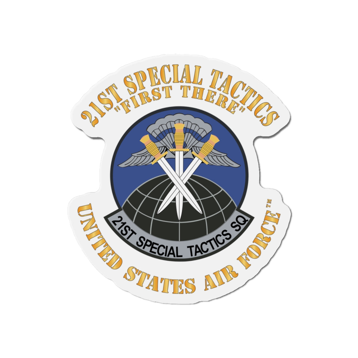Die-Cut Magnet - USAF - 21st Special Tactics Squadron - First There